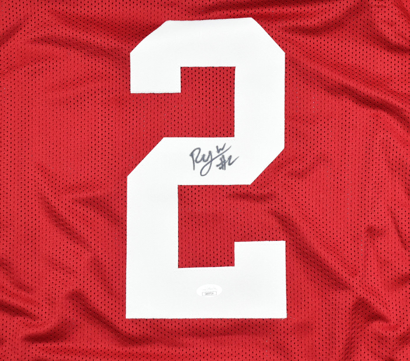 Ryan Williams Autographed Crimson College Style Jersey - JSA *Black