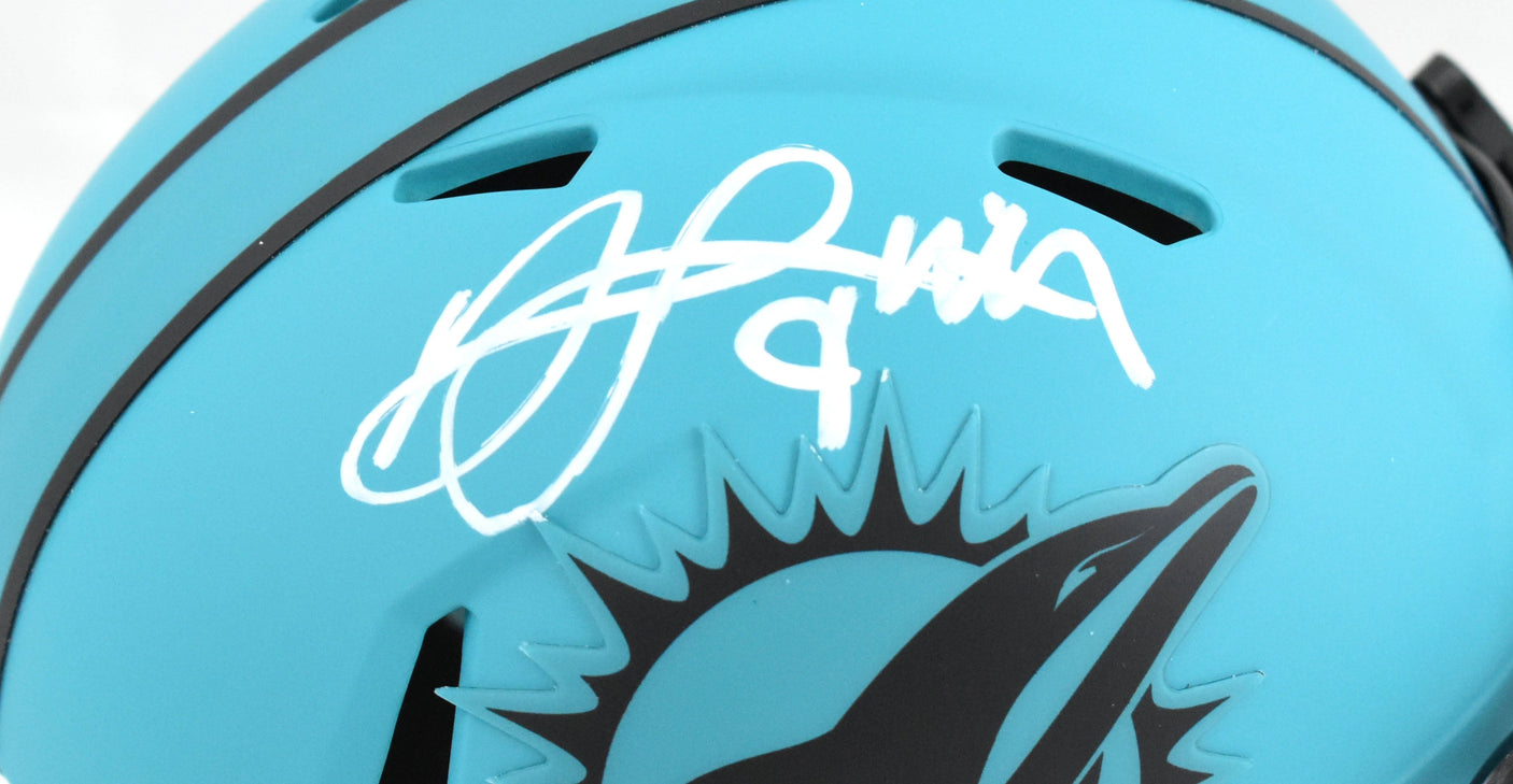 Jonnu Smith Autographed Dolphins Rave Speed Mini Helmet - Beckett W Holo *White