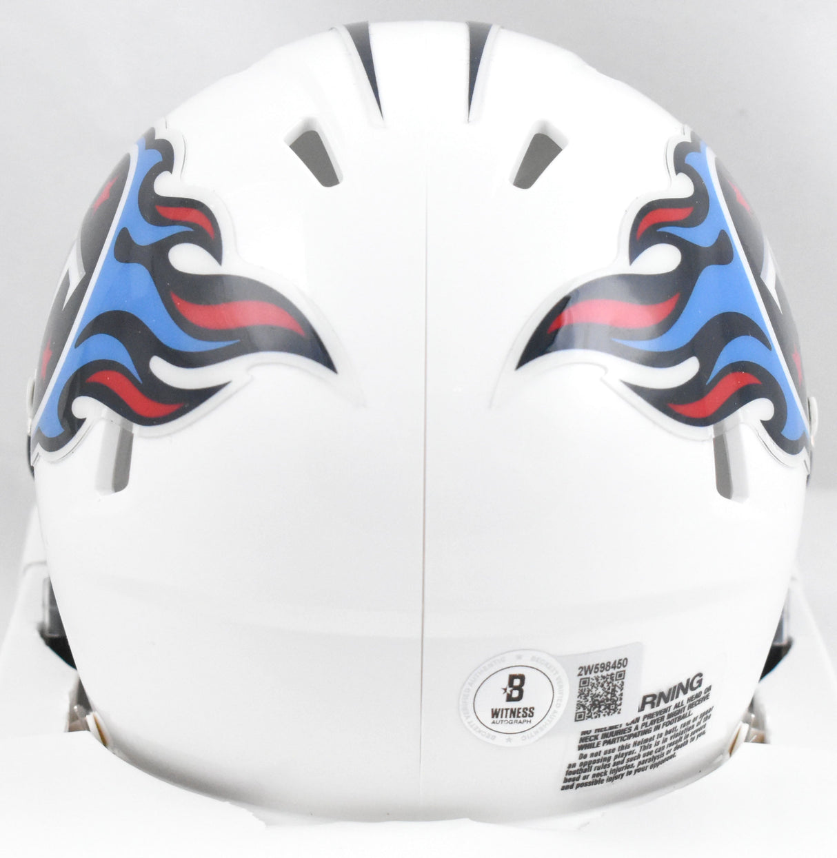 Chris Johnson Autographed Tennessee Titans Speed Mini Helmet Beckett W Hologram