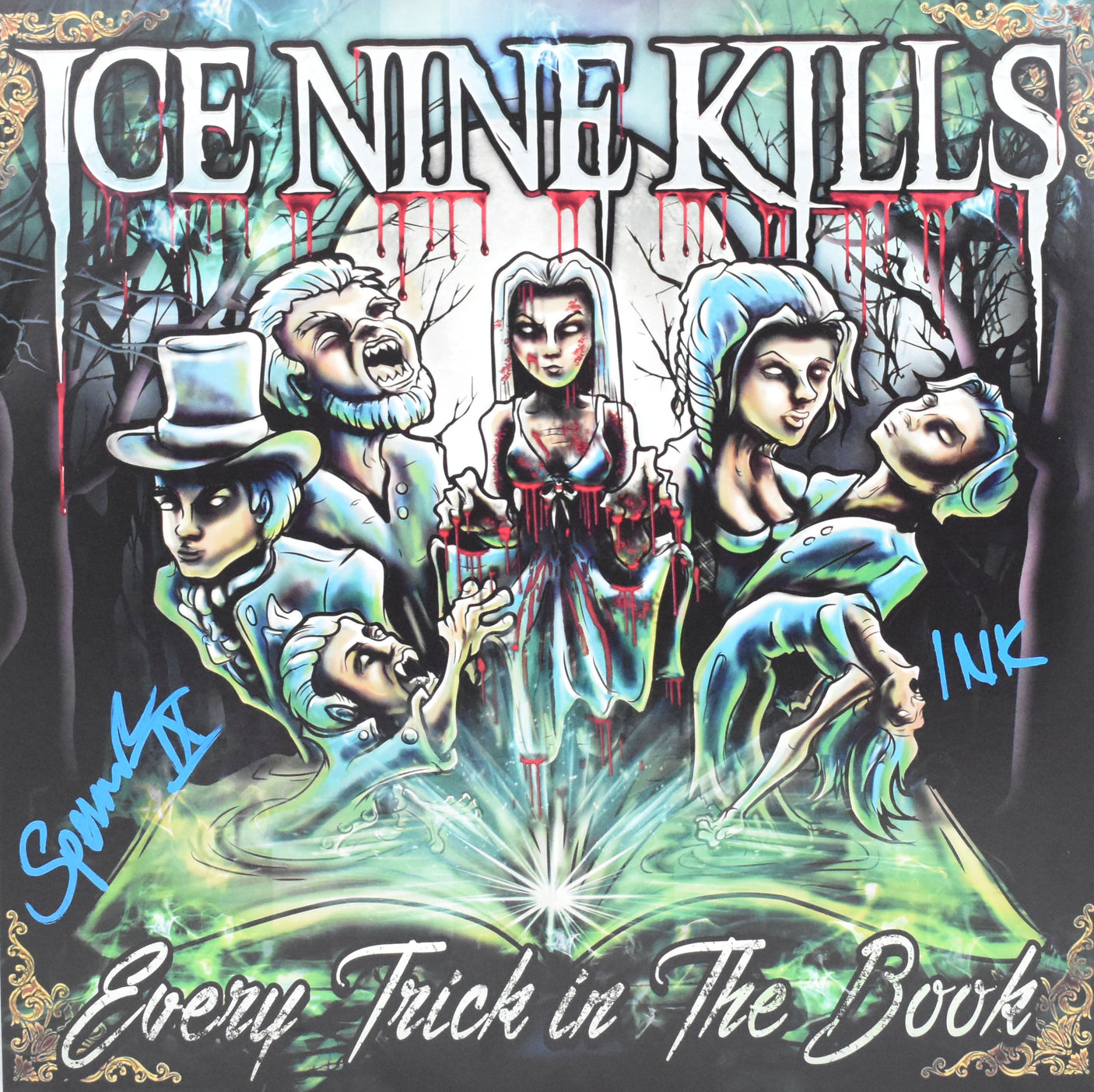 Spencer Charnas Autographed Ice Nine Kills Vinyl Every Trick in the Book Beckett