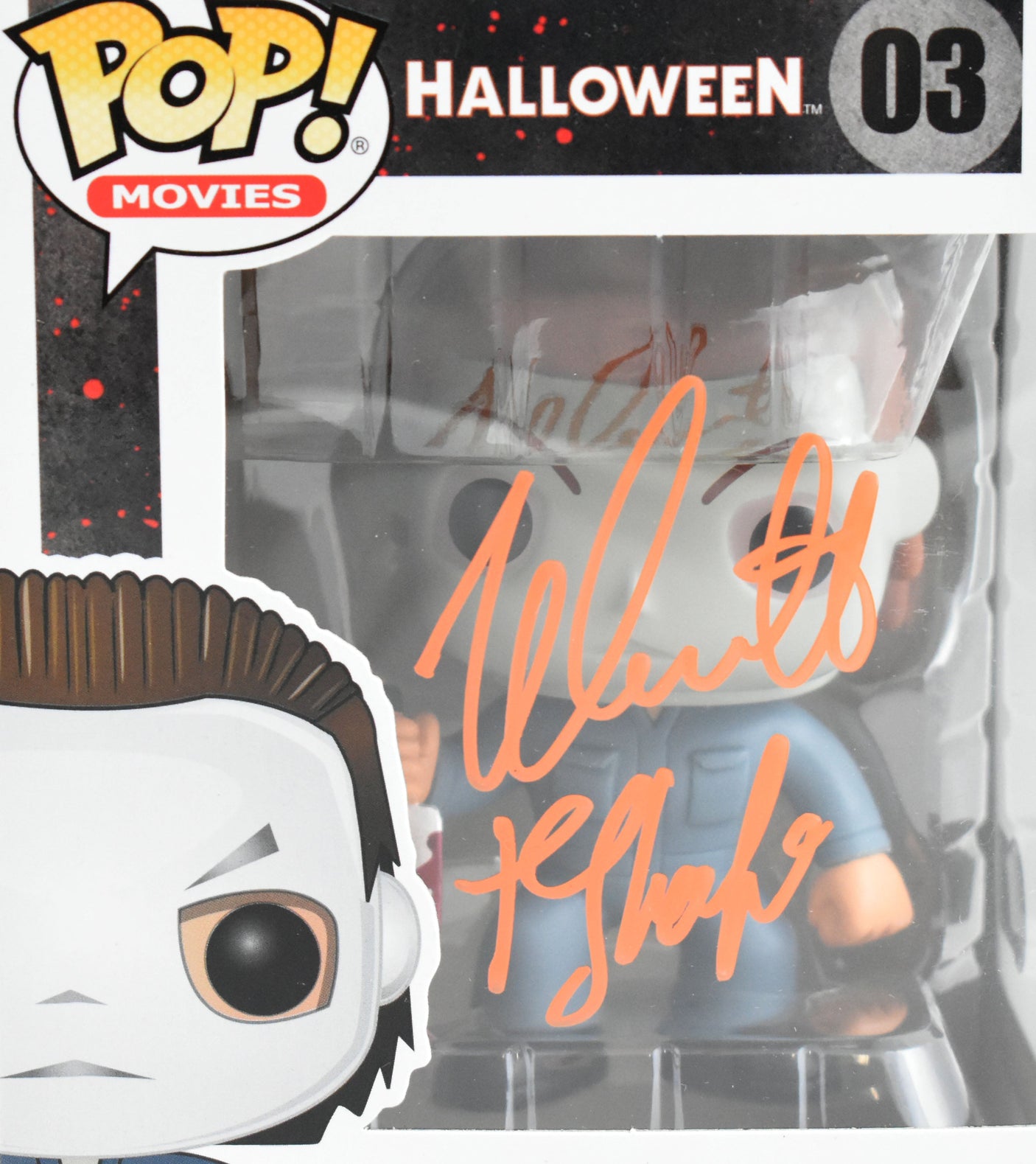 Nick Castle Autographed Michael Myers Funko Pop #03 The Shape - Beckett Hologram