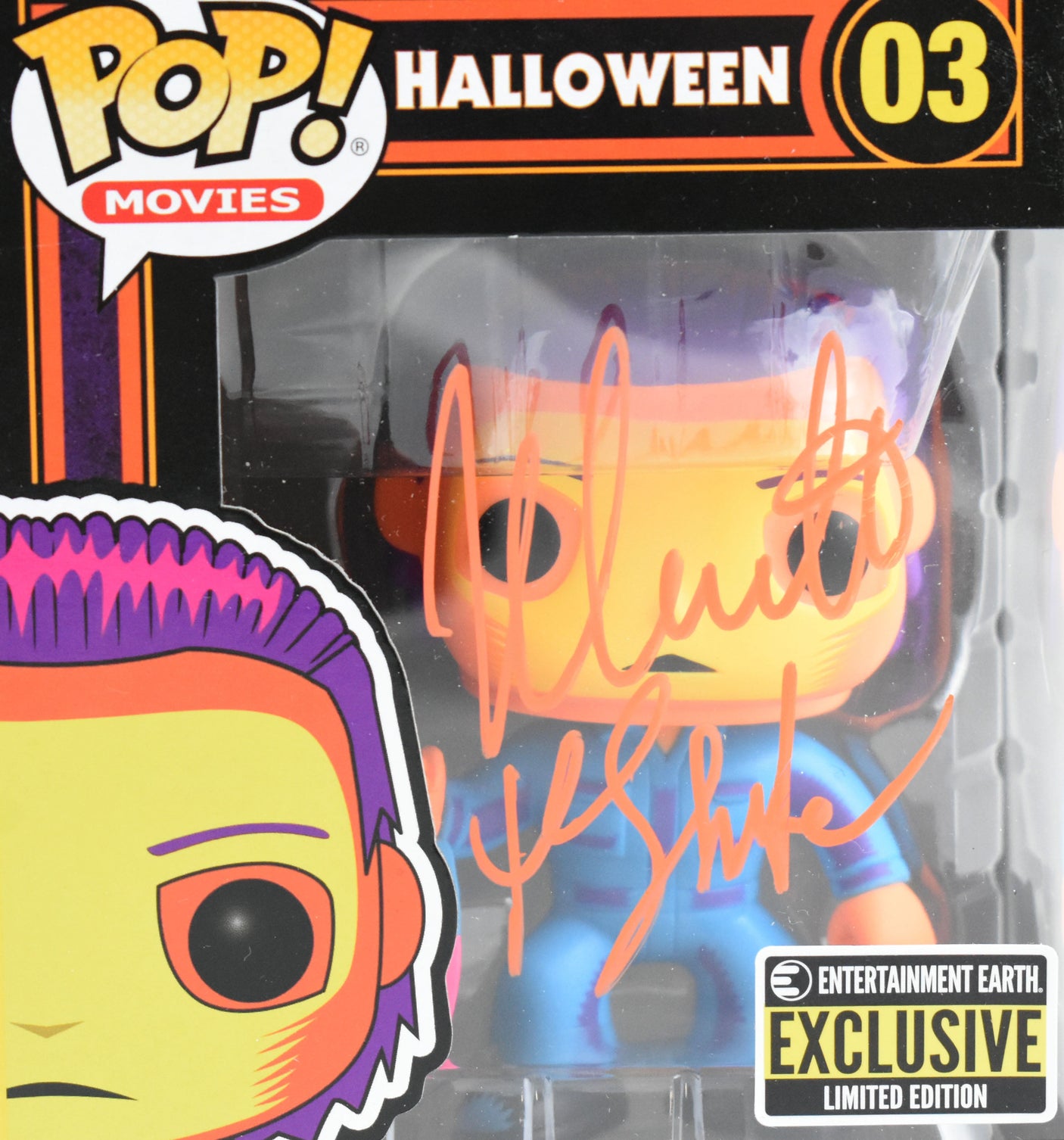 Nick Castle Signed Michael Myers Funko Pop #03 The Shape Exclusive Beckett Holo