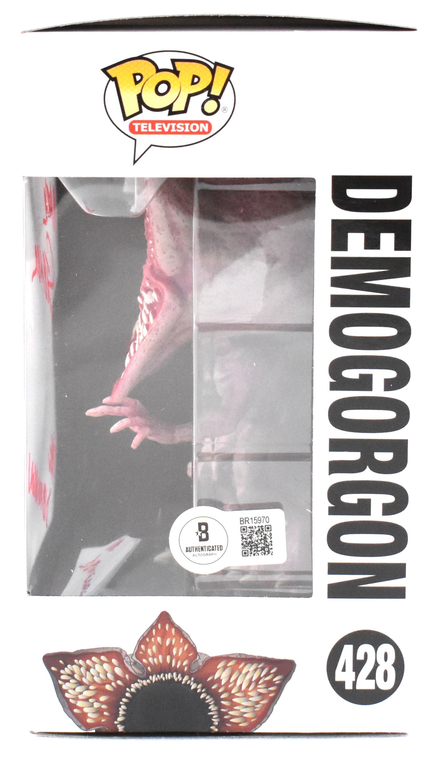 Mark Steger Signed Stranger Things Funko Pop #428 The Demogorgon - Beckett Holo