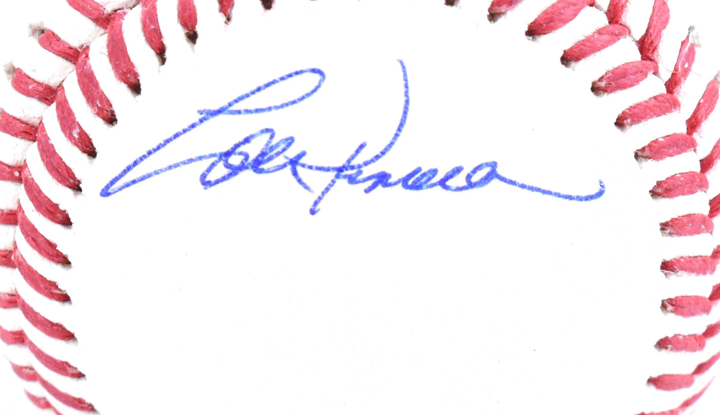 Aaron Boone Joe Girardi Lou Piniella Autographed Rawlings OML Baseball Beckett W