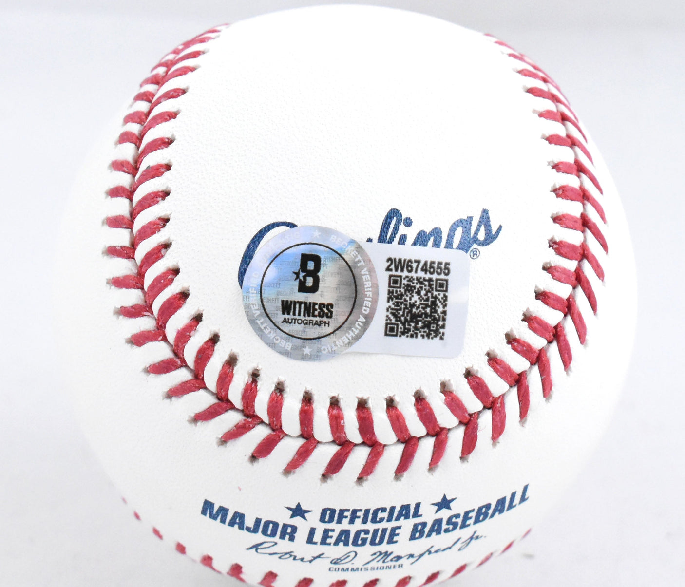 Michael Kay John Sterling Suzyn Waldman Signed Rawlings OML Baseball Beckett W