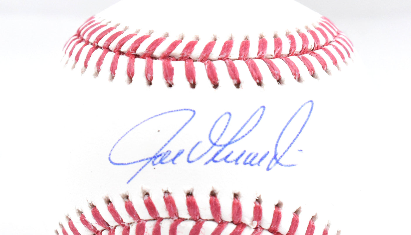 Joe Girardi Autographed Rawlings OML Baseball - Beckett W Hologram *Blue