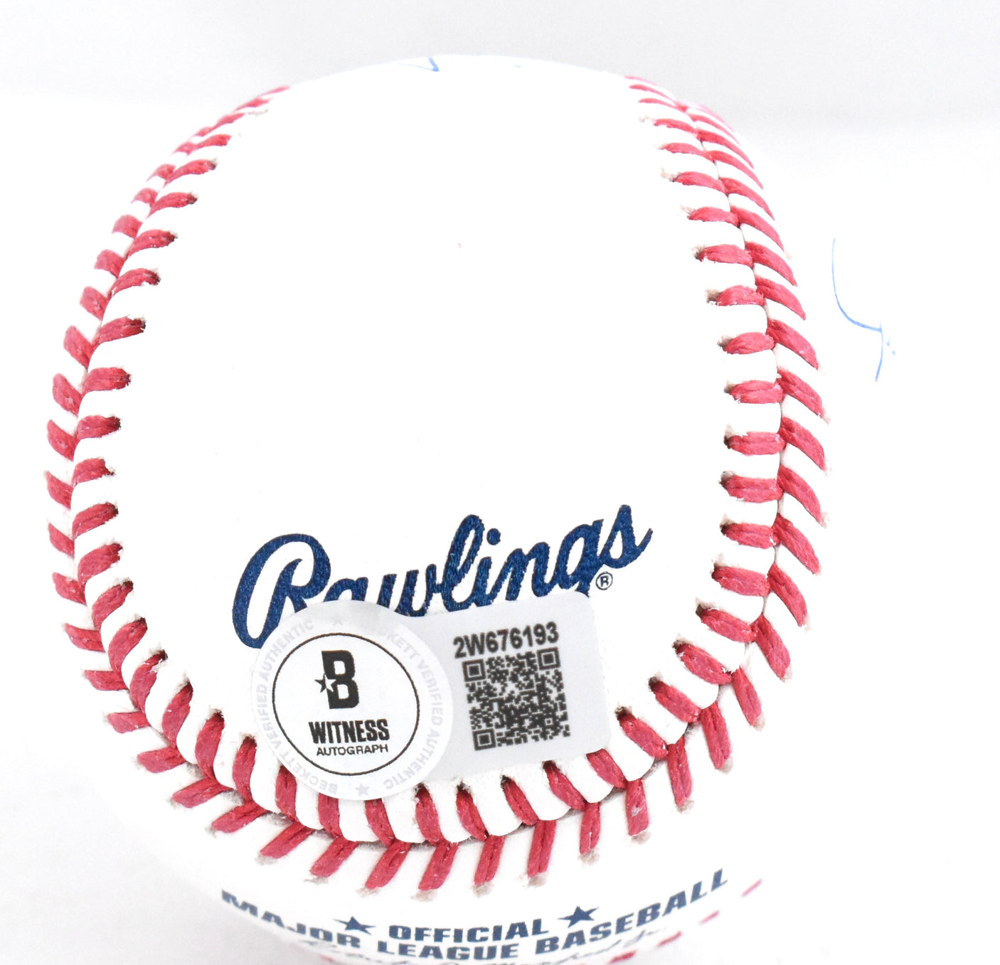 Joe Girardi Jim Leyritz Autographed Rawlings OML Baseball - Beckett W Hologram