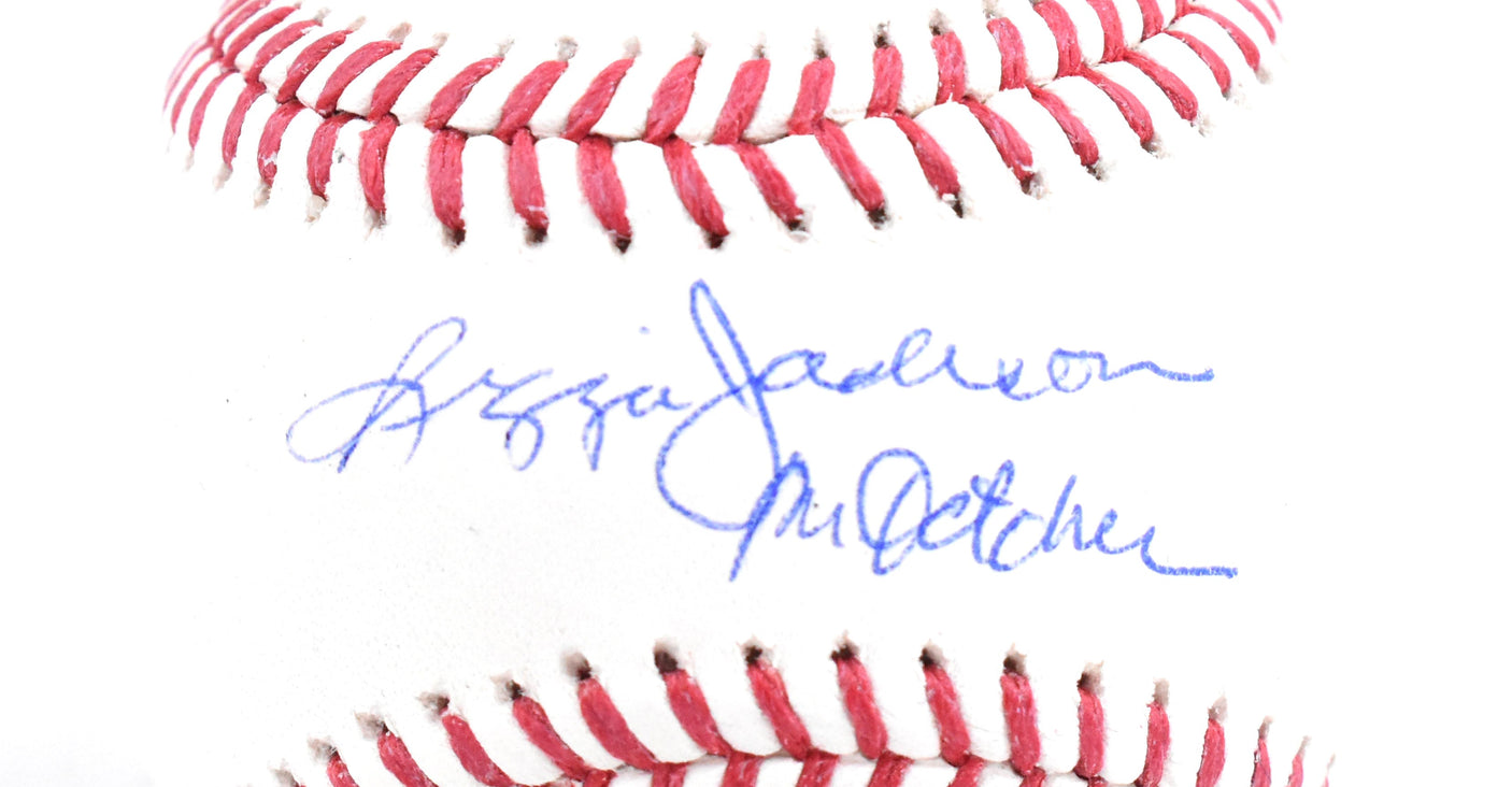 Reggie Jackson Autographed Rawlings OML Baseball Mr. October- Beckett W Hologram