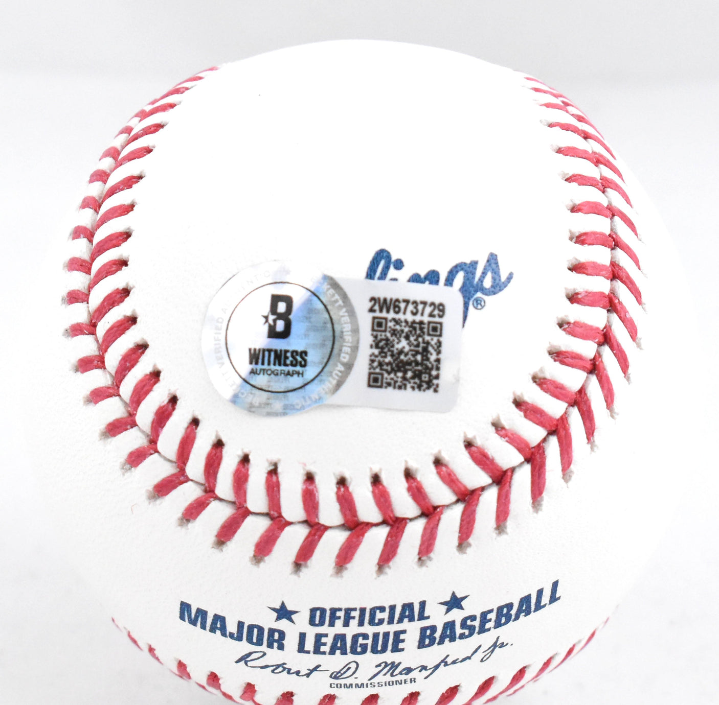 Nick Swisher Autographed Rawlings OML Baseball - Beckett W Hologram *Blue