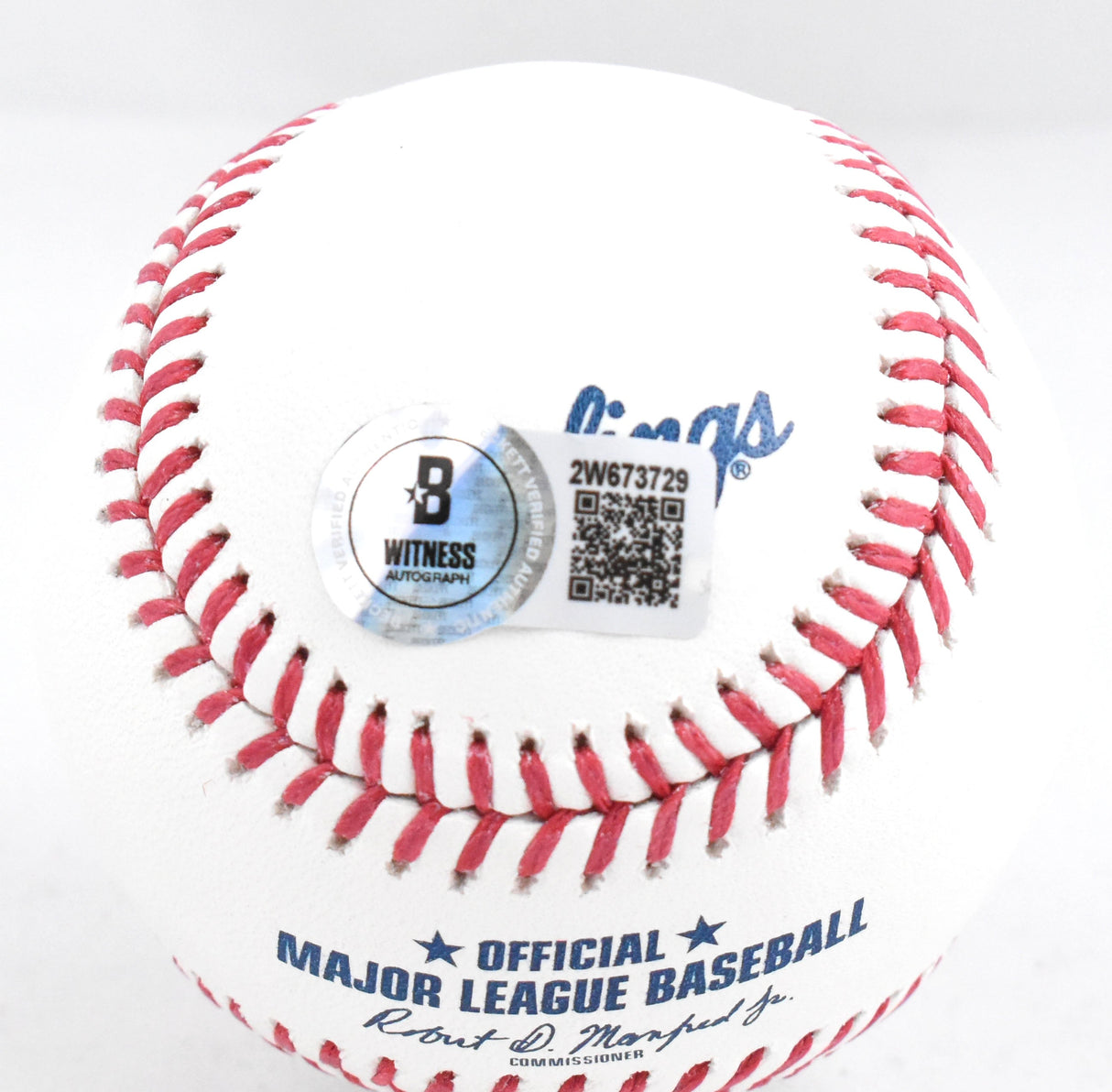 Nick Swisher Autographed Rawlings OML Baseball - Beckett W Hologram *Blue