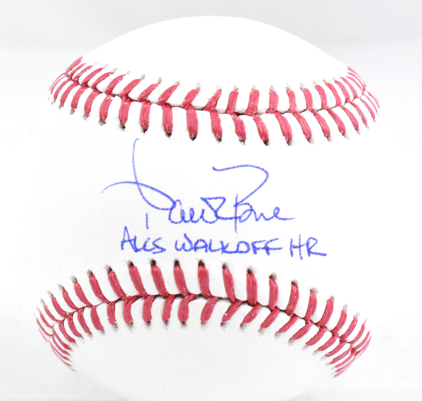 Aaron Boone Autographed Rawlings OML Baseball ALCS HR - Beckett W Hologram *Blue