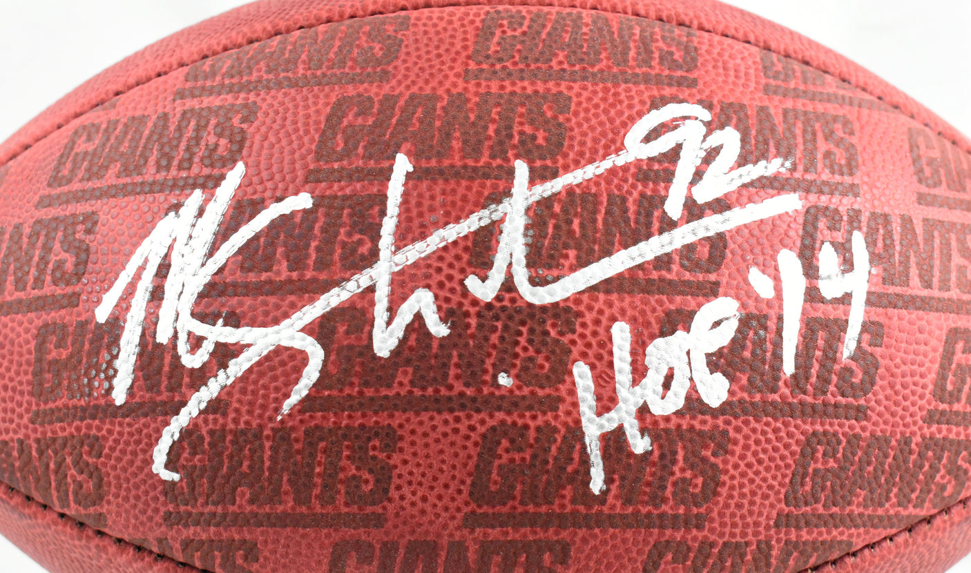 Michael Strahan Autographed Giants Showcase Duke Football HOF Beckett W Hologram