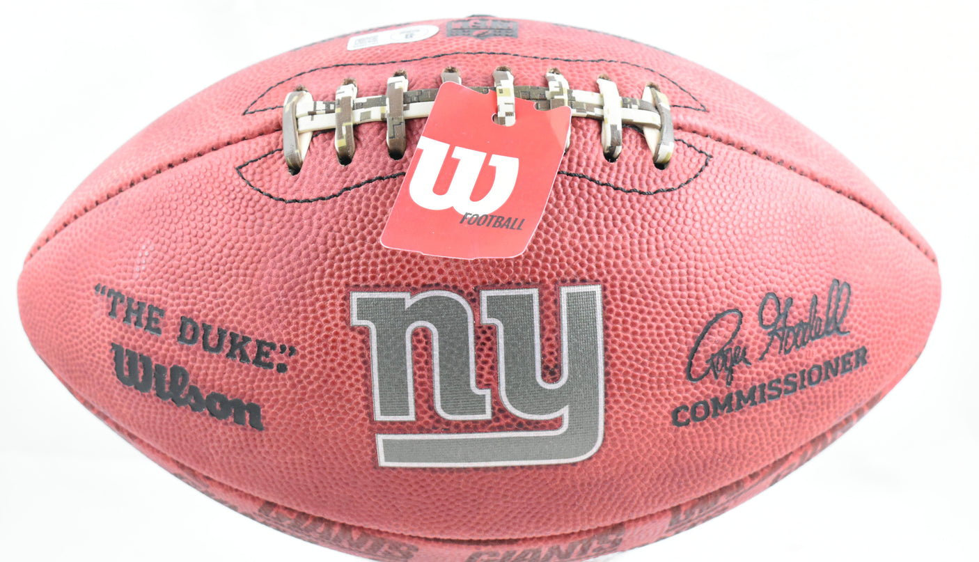 Michael Strahan Autographed Giants Showcase Duke Football HOF Beckett W Hologram