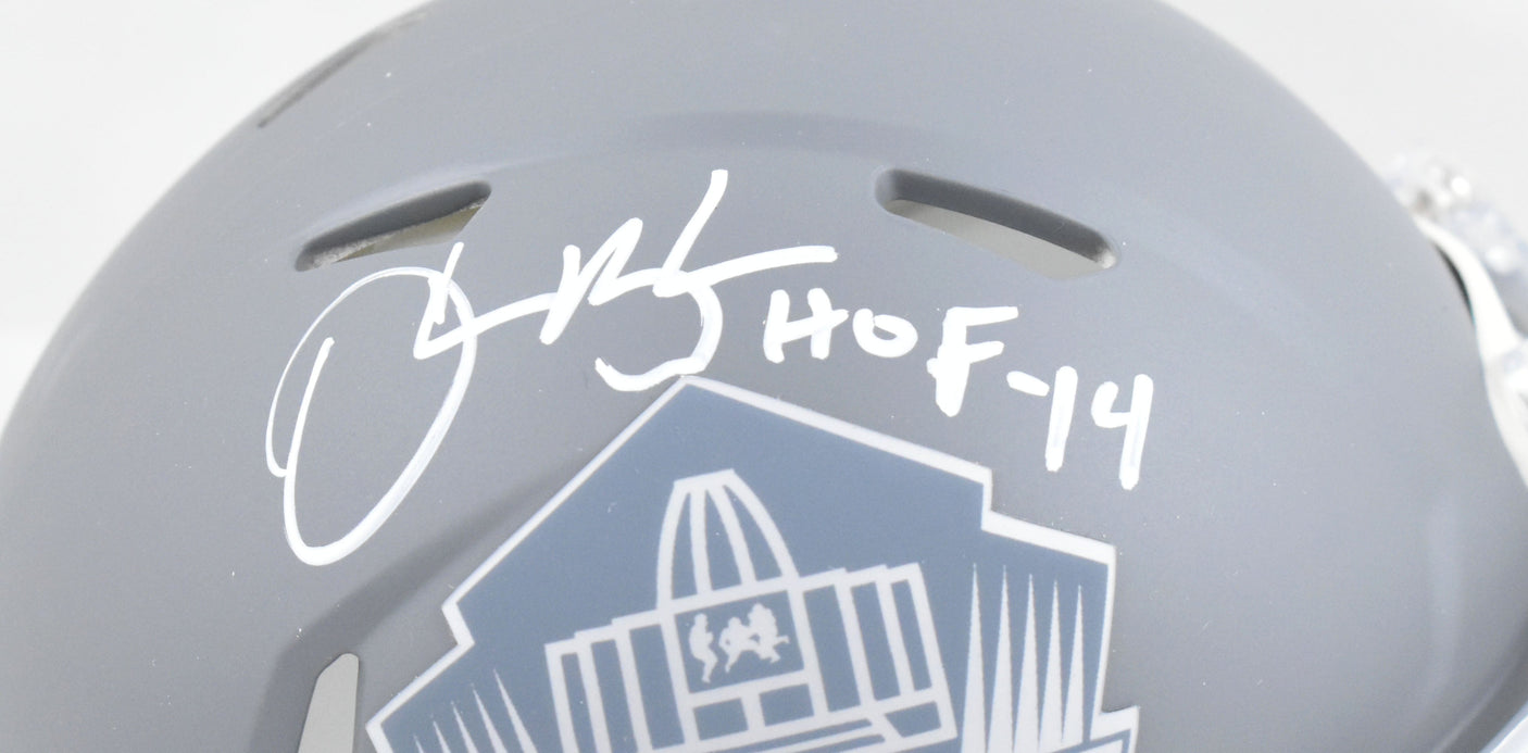 Derrick Brooks Autographed NFL Slate Speed Mini Helmet HOF - Beckett W Hologram