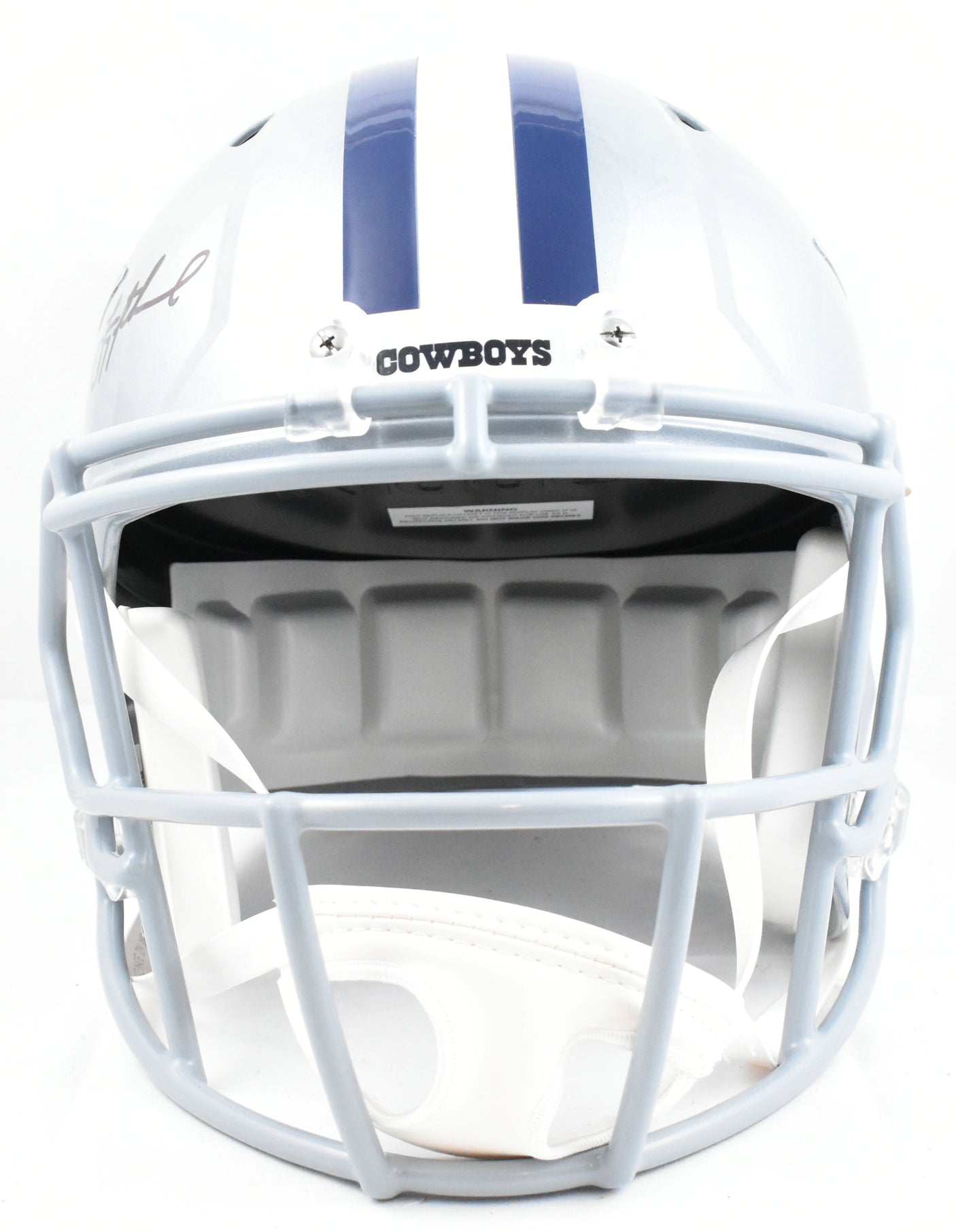 Troy Aikman Autographed Dallas Cowboys F/S Speed Helmet - Fanatics