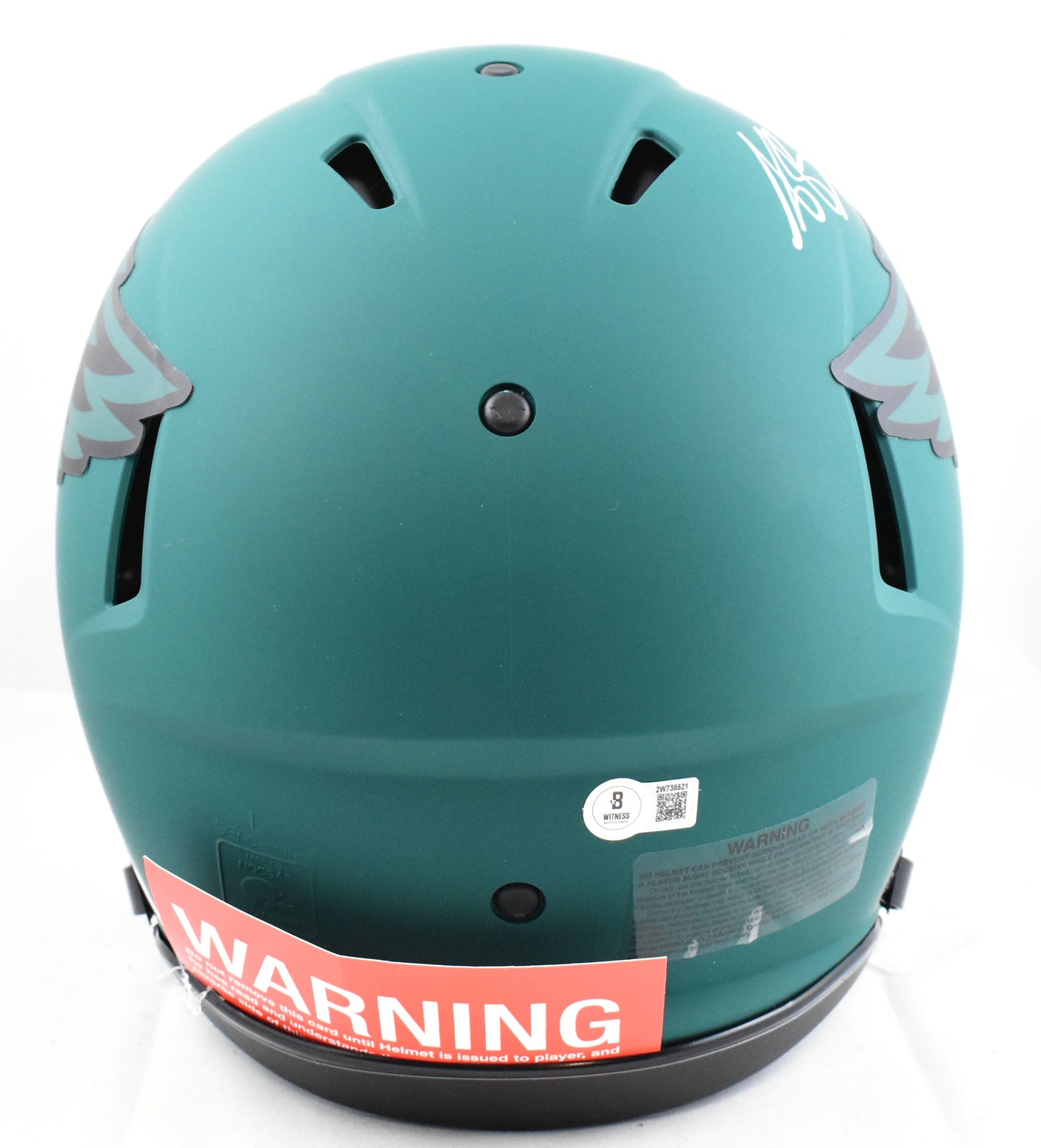 A.J. Brown Autographed Eagles F/S Rave Speed Authentic Helmet Beckett W Hologram