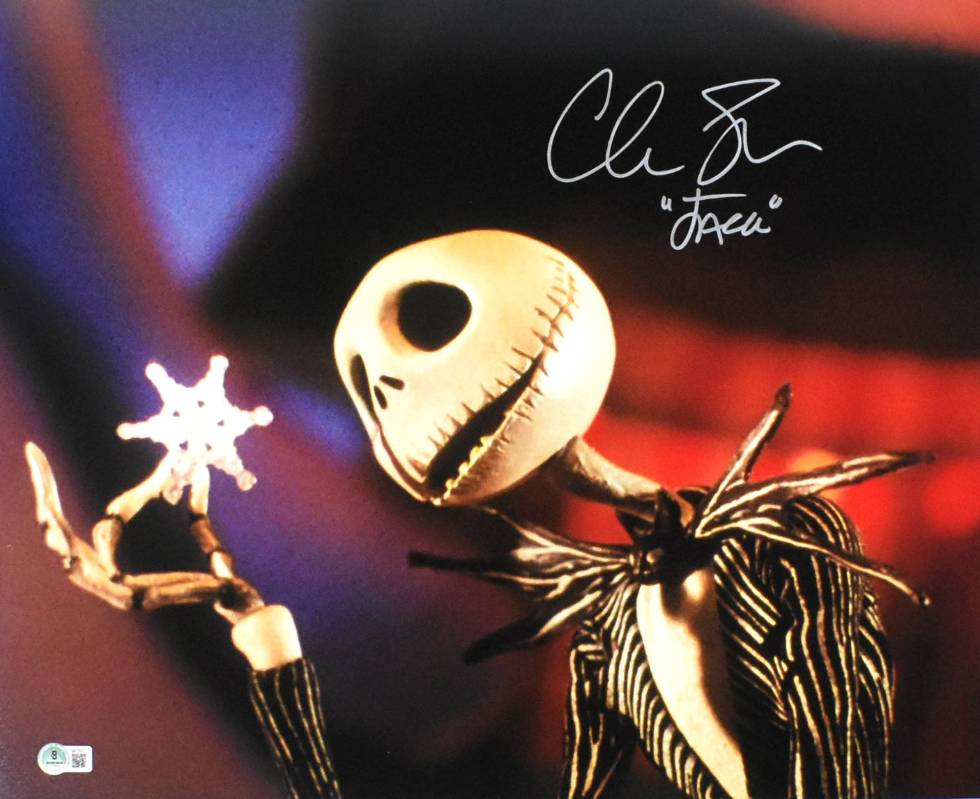 Chris Sarandon Autographed 16x20 The Nightmare Before Christmas Photo Beckett *2