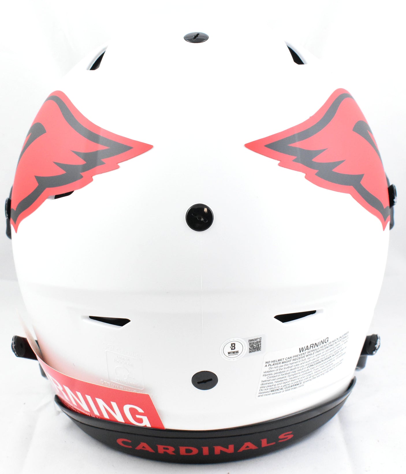 Kurt Warner Signed Arizona Cardinals F/S Lunar SpeedFlex Helmet Beckett W Holo