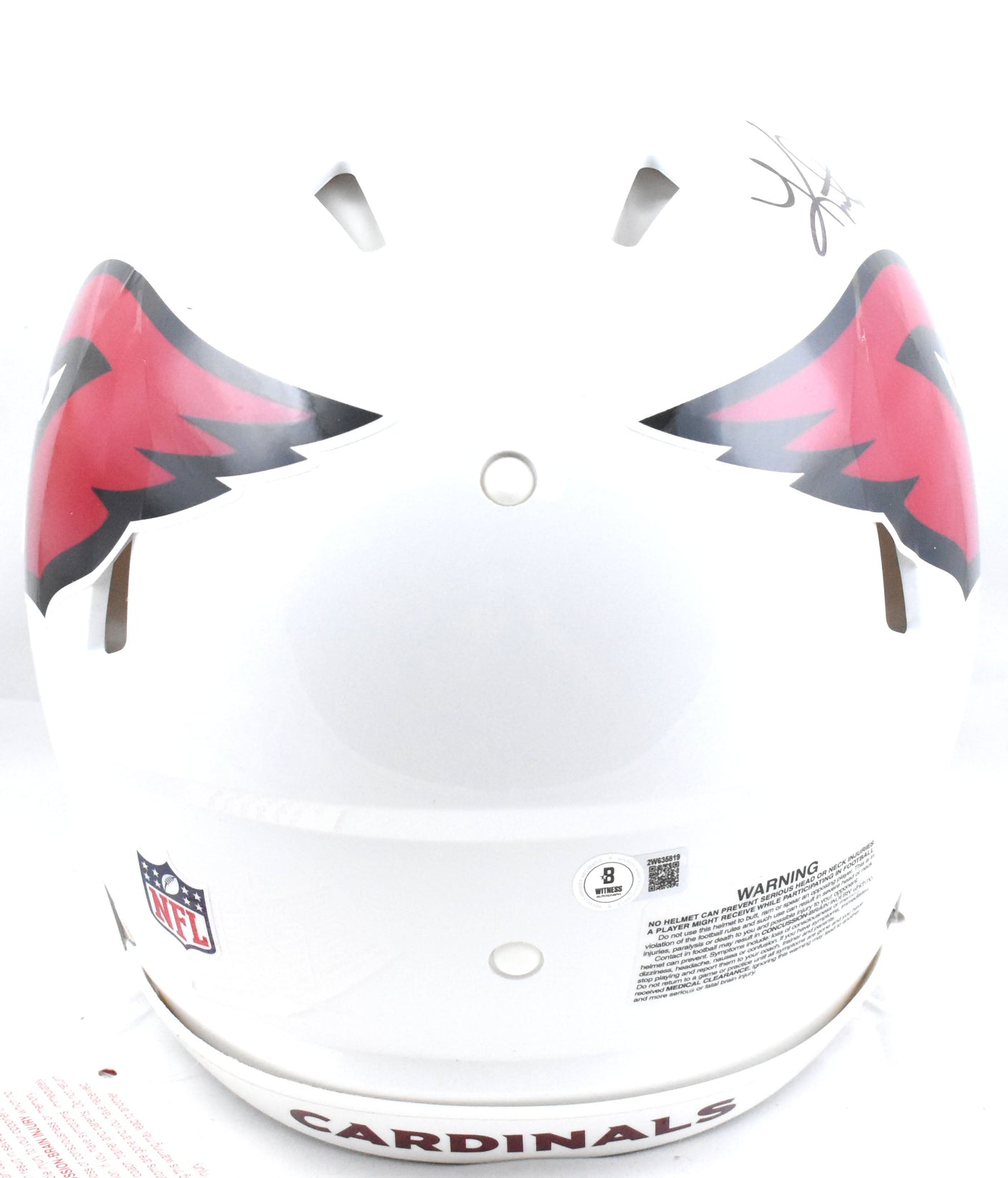 Kurt Warner Autographed Cardinals F/S Speed Authentic Helmet Beckett W Hologram
