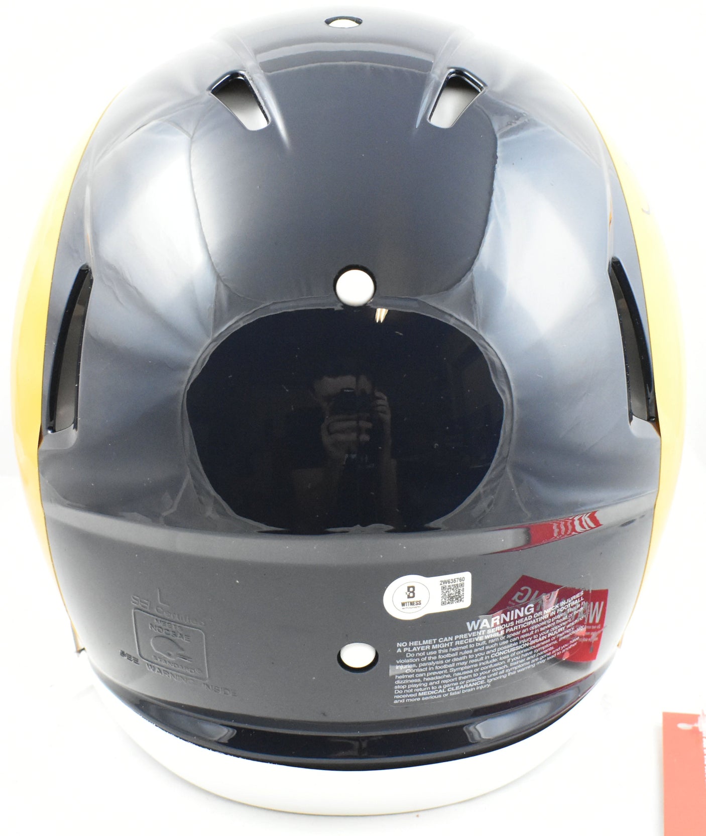 Kurt Warner Autographed Rams F/S 81-99 Speed Authentic Helmet Beckett W Hologram