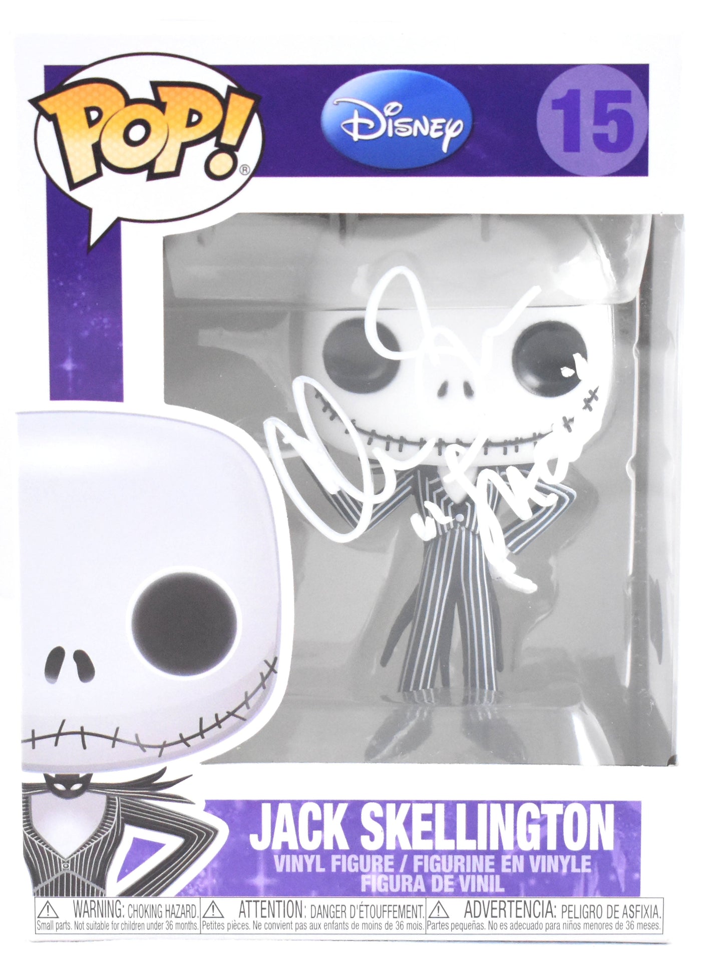 Chris Sarandon Autographed Jack Skellington Funko Pop #15 - Beckett *White