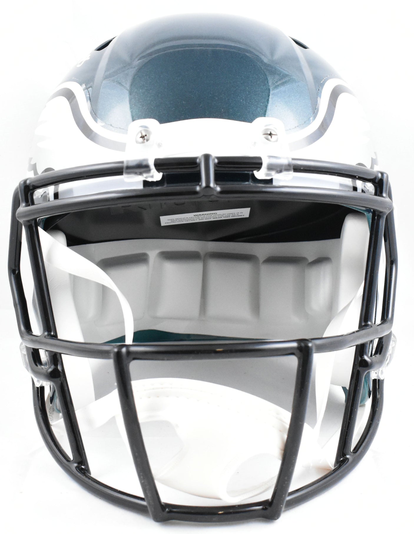 AJ Brown Autographed Eagles F/S Speed Helmet SB Champs - Beckett W Hologram