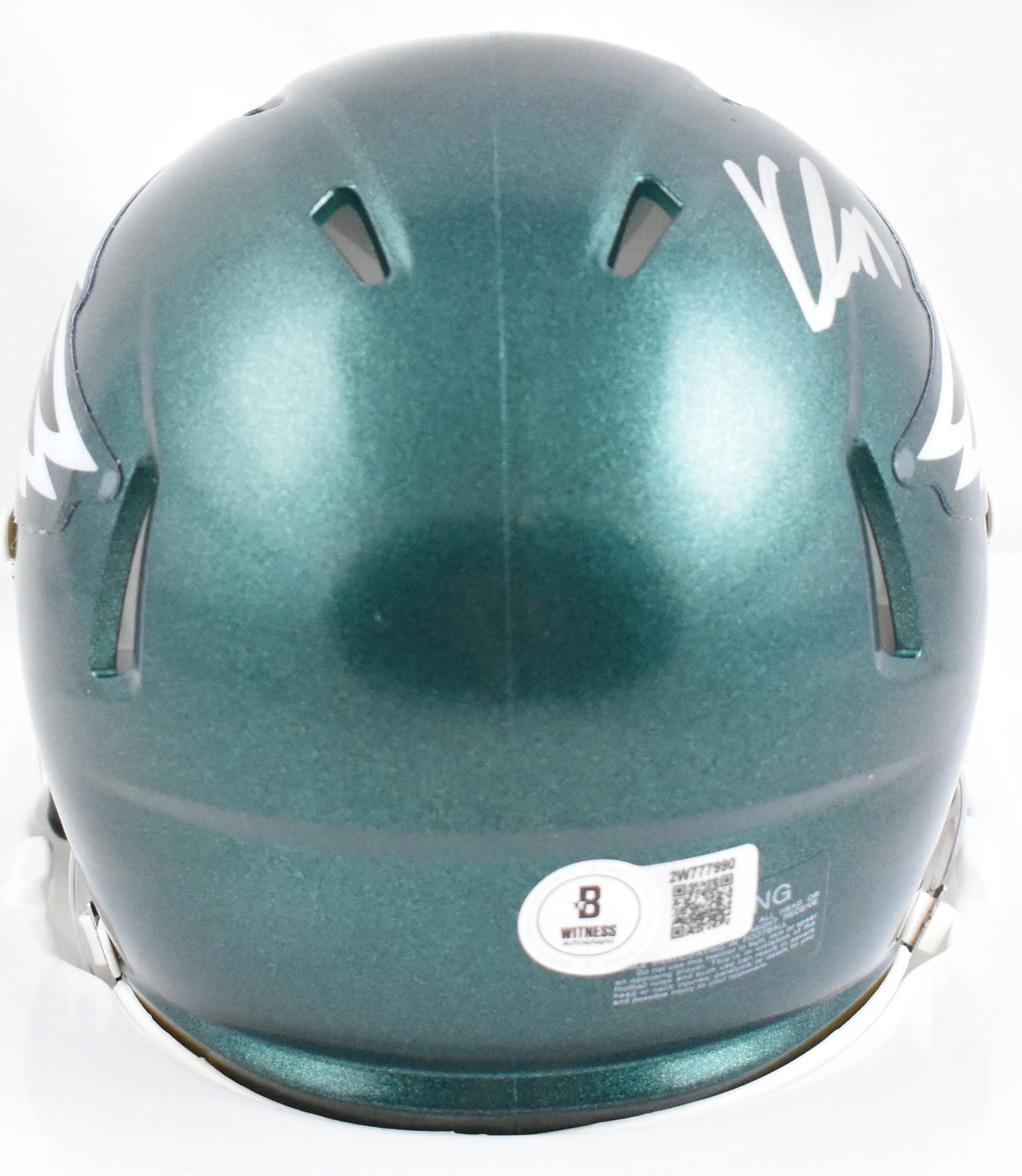 Kenneth Gainwell Autographed Eagles Speed Mini Helmet - Beckett W Hologram