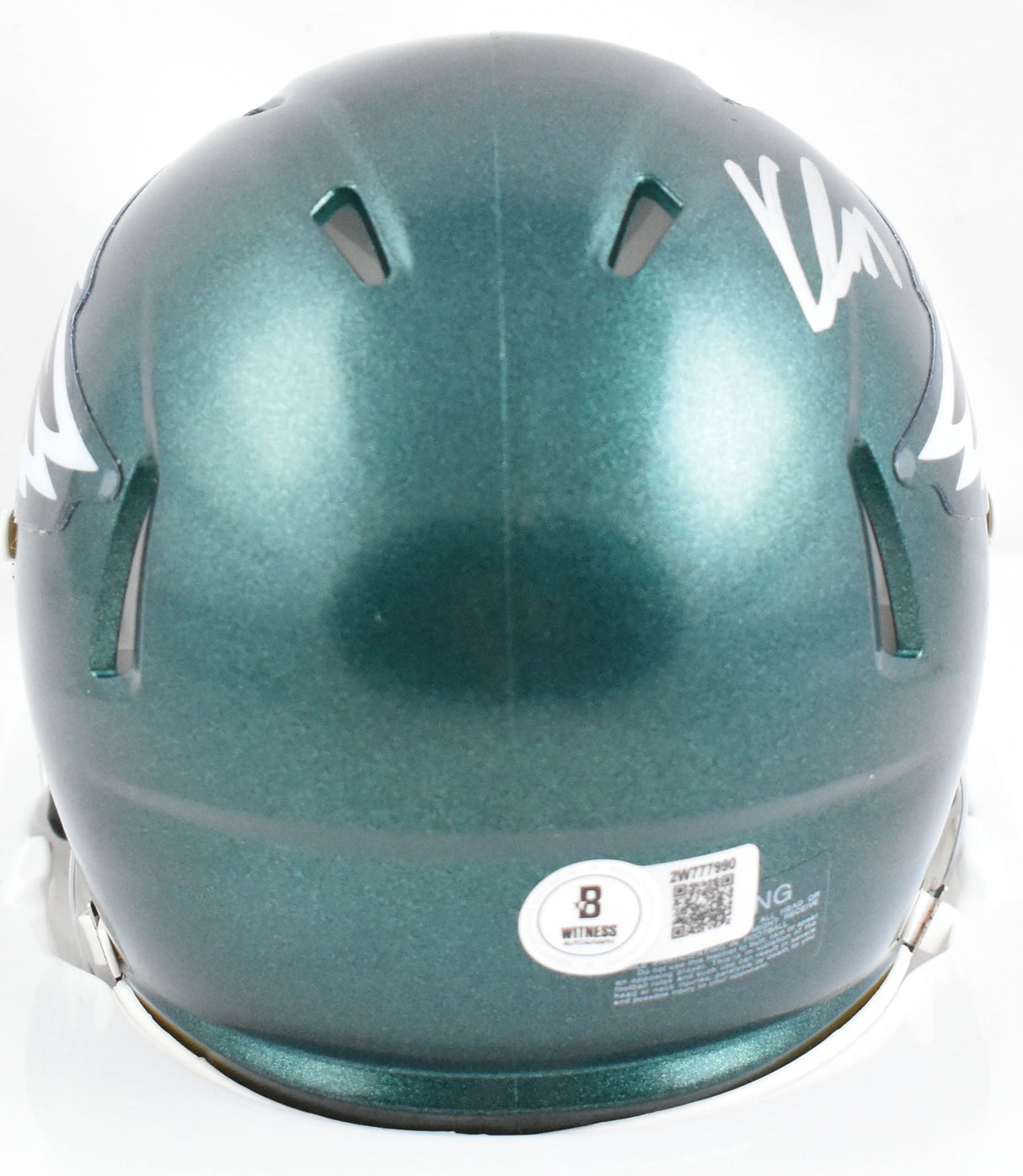 Kenneth Gainwell Autographed Eagles Speed Mini Helmet - Beckett W Hologram