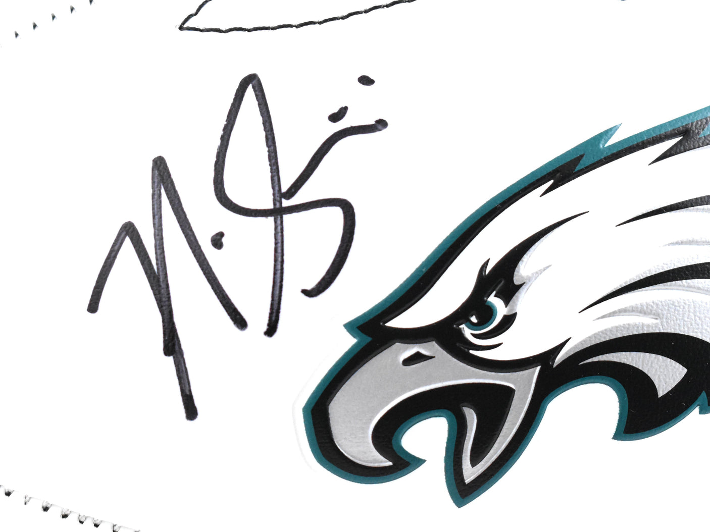 Nick Sirianni Signed Philadelphia Eagles Logo Football SB Champs Beckett W Holo