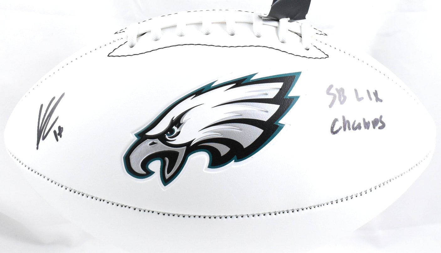 Kenneth Gainwell Autographed Eagles Logo Football SB Champs - Beckett W Hologram