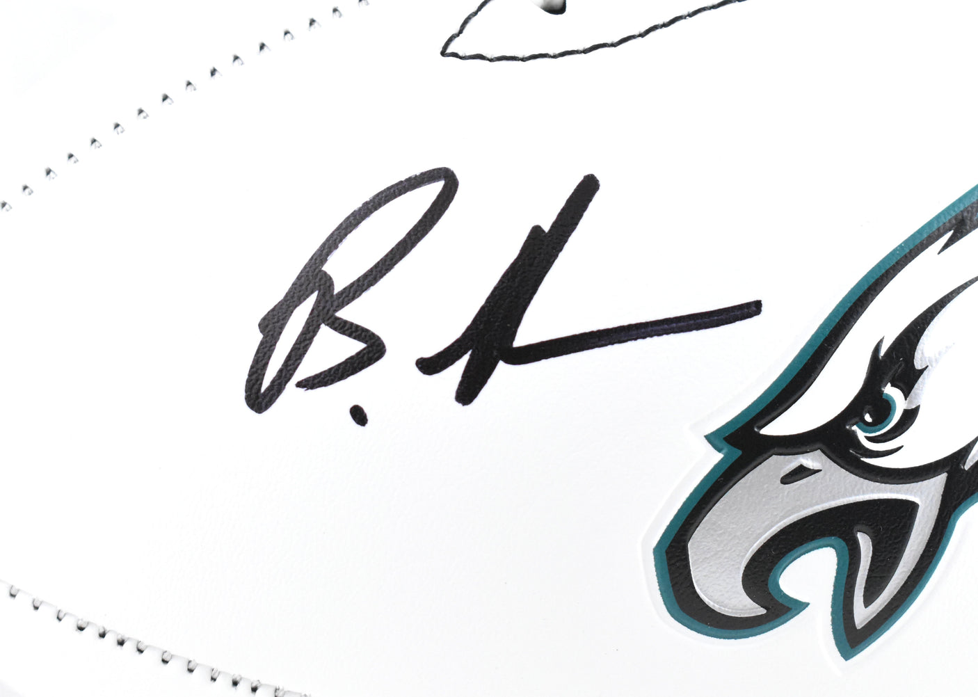 Brandon Graham Signed Philadelphia Eagles Logo Football SB Champs Beckett W Holo