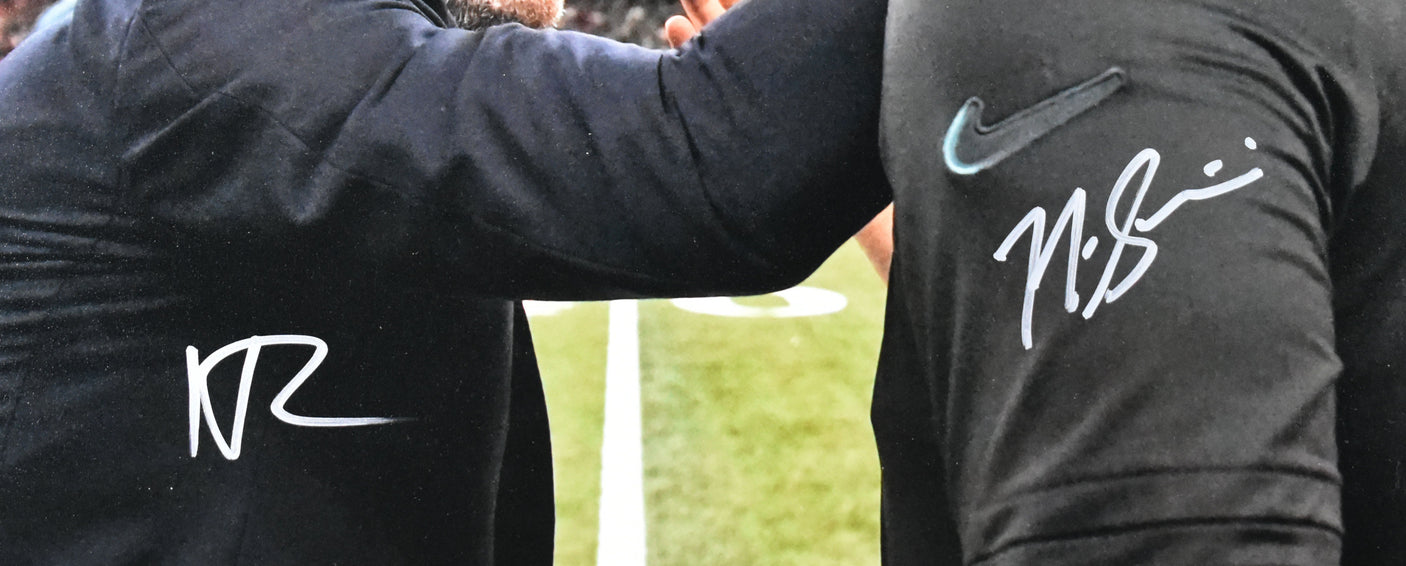 Howie Roseman Nick Sirianni Signed Eagles 16x20 Celebration Photo-Beckett W Holo