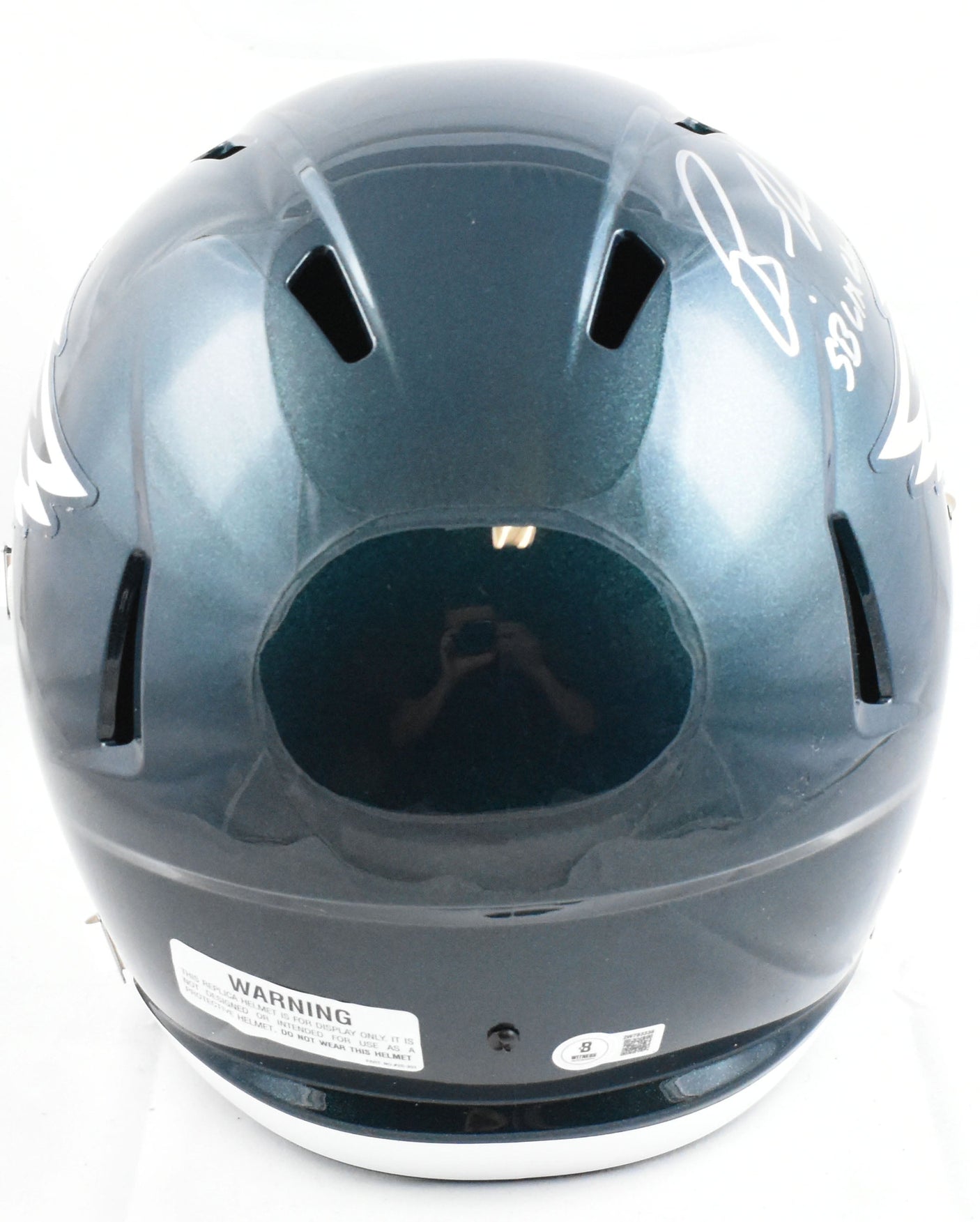 Brandon Graham Autographed Eagles F/S Speed Helmet SB Champs Beckett W Hologram