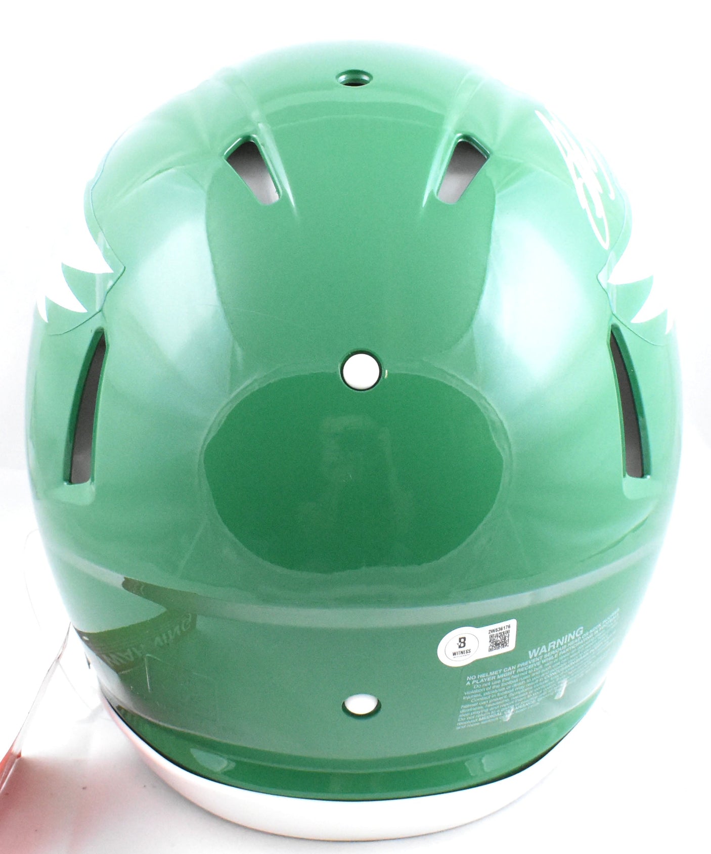 Saquon Barkley Signed Eagles F/S Alt 2023 Speed Authentic Helmet Beckett W Holo