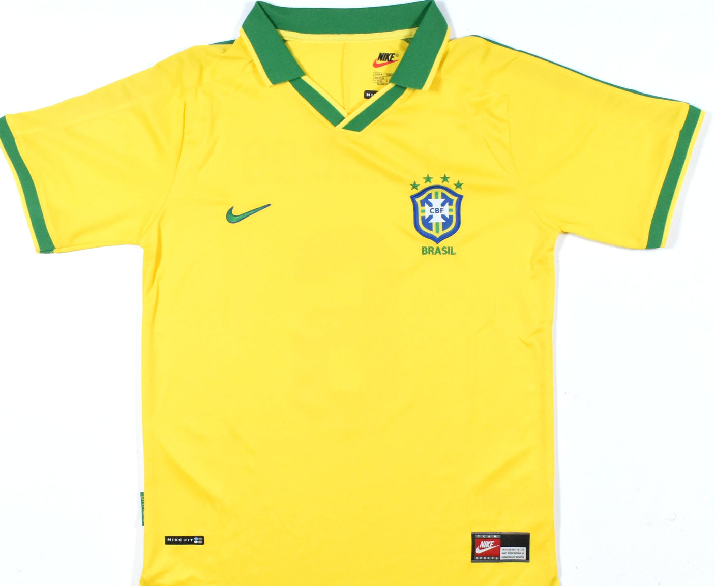 Roberto Carlos Signed Brazil FC Home Yellow Soccer Jersey #6 Beckett W Hologram