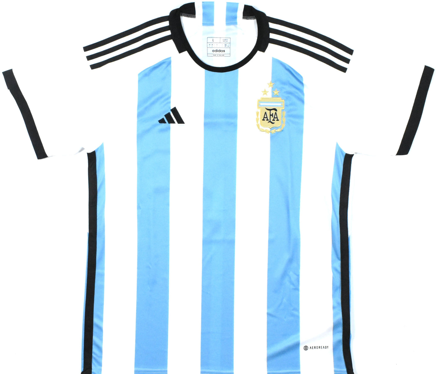Sergio Aguero Signed Argentina FC Soccer White Jersey #19 - Beckett Hologram