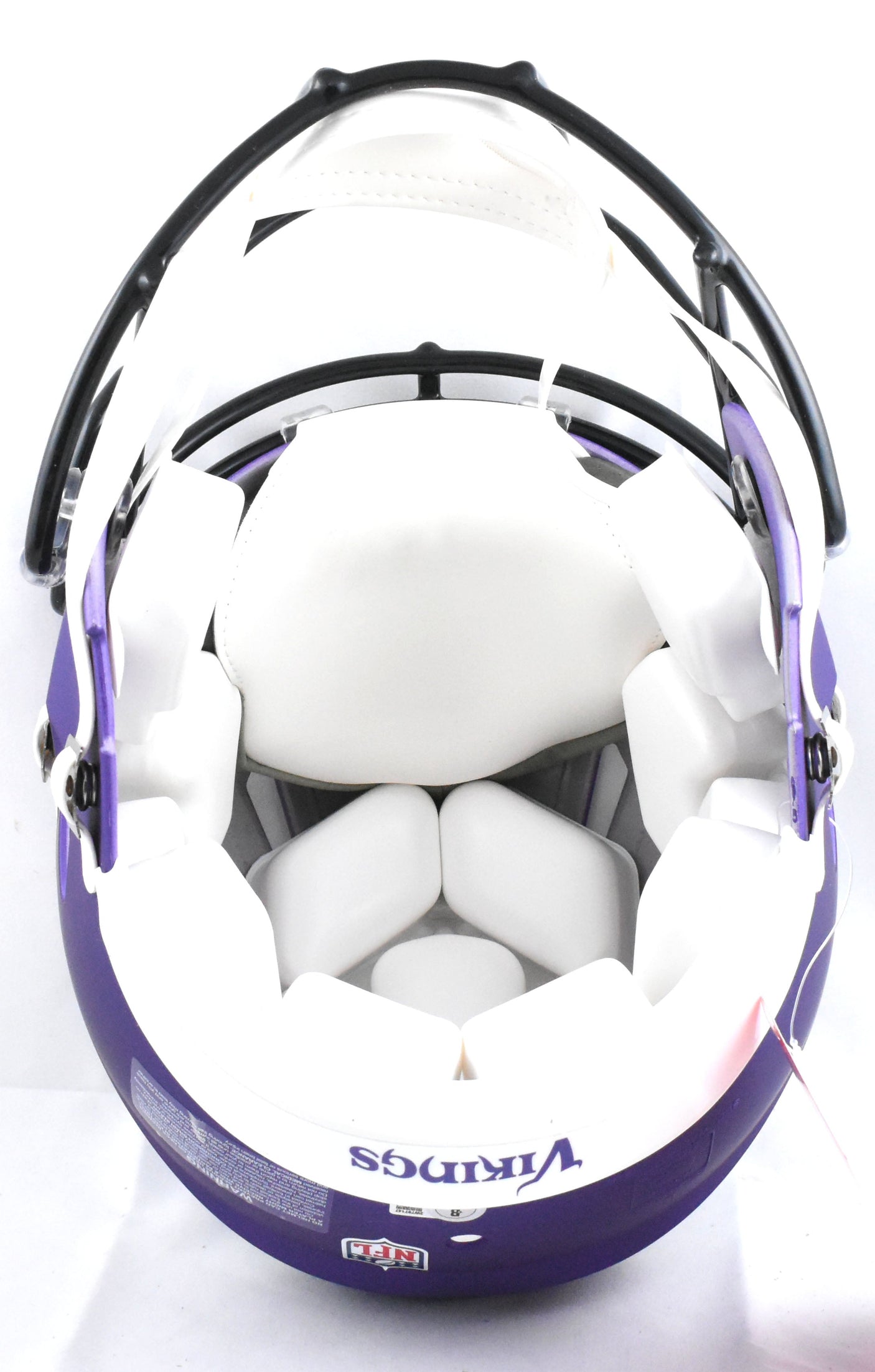 JJ McCarthy Autographed Vikings F/S Speed Authentic Helmet Beckett W Hologram