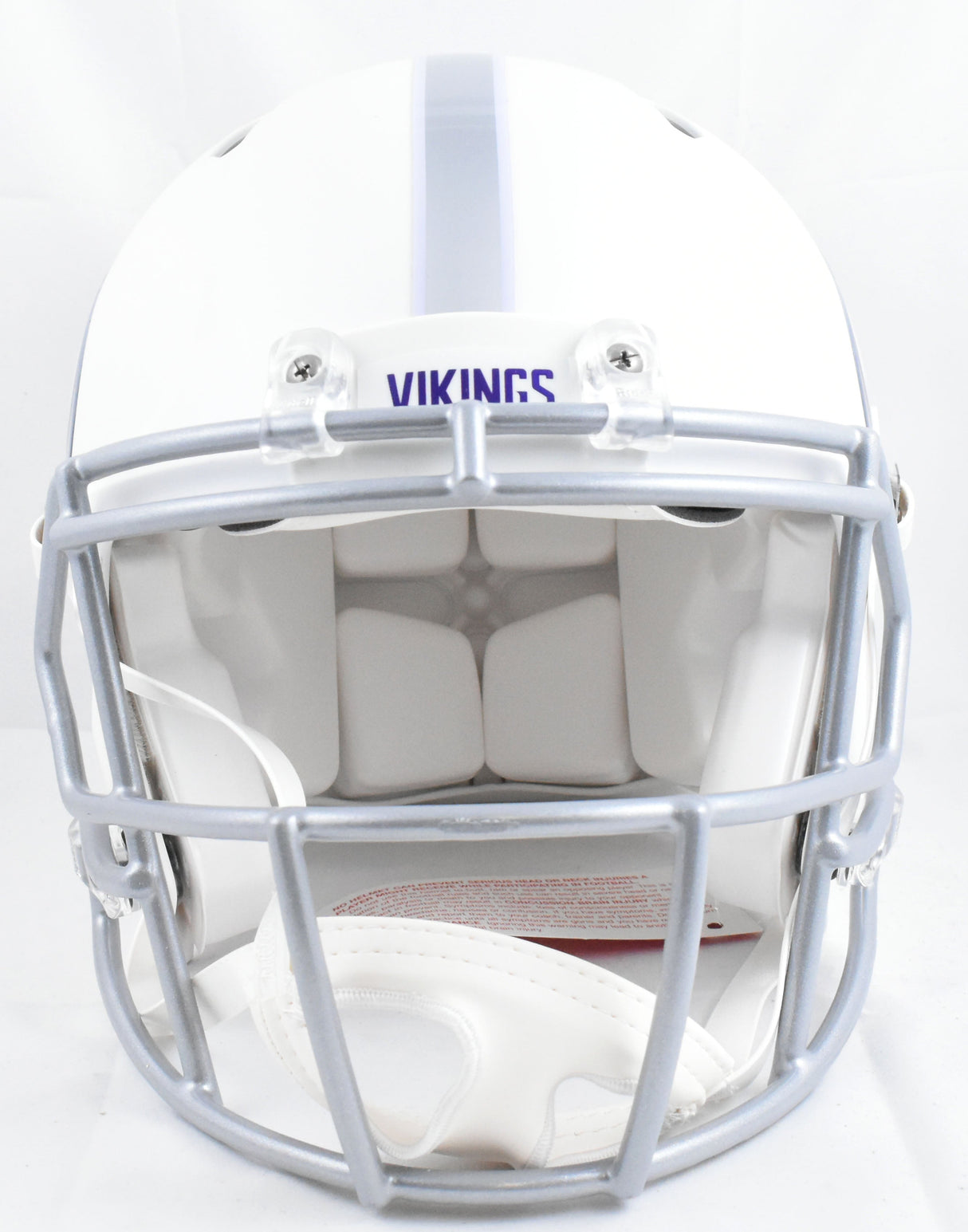 JJ McCarthy Signed Vikings F/S Alt 2024 Speed Authentic Helmet Beckett W Holo