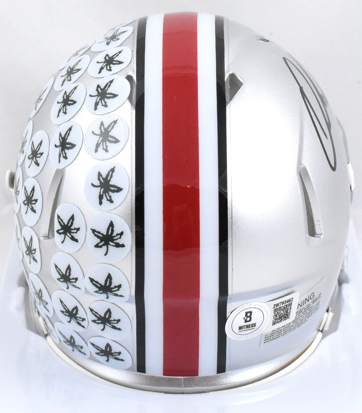 Quinshon Judkins Autographed Ohio State Speed Mini Helmet - Beckett W Hologram