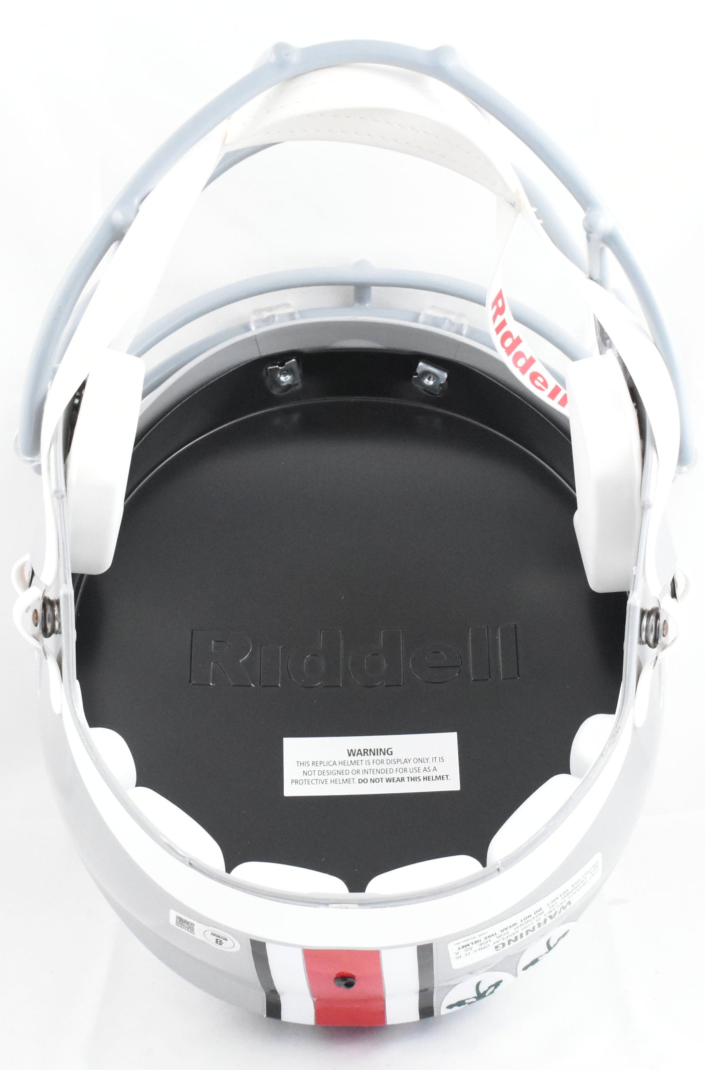 Jack Sawyer Signed Ohio St. F/S Natl Champs Logo Speed Helmet - Beckett W Holo