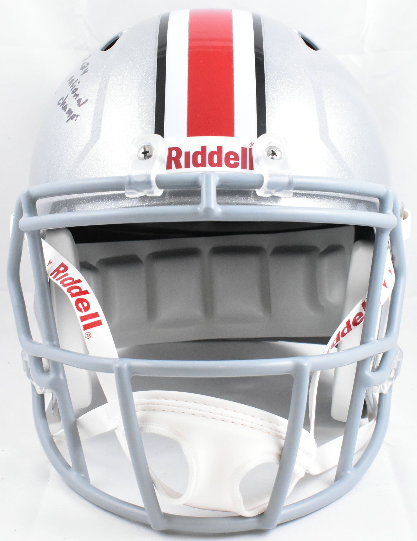 Quinshon Judkins Signed Ohio St. F/S Speed Helmet 24 Natl Champs- Beckett W Holo