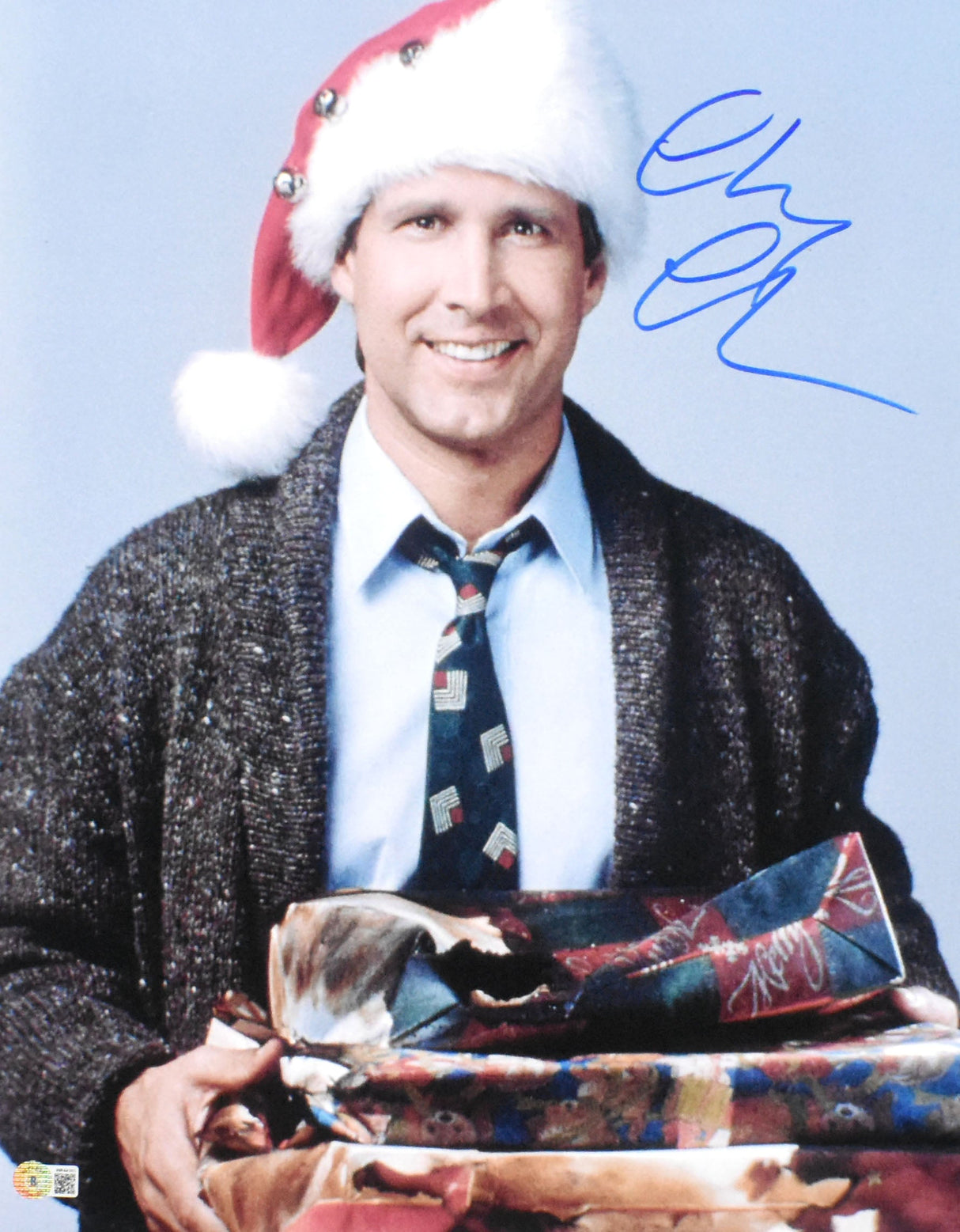 Chevy Chase Signed Christmas Vacation 16x20 Close Up Photo- Beckett W Hologram
