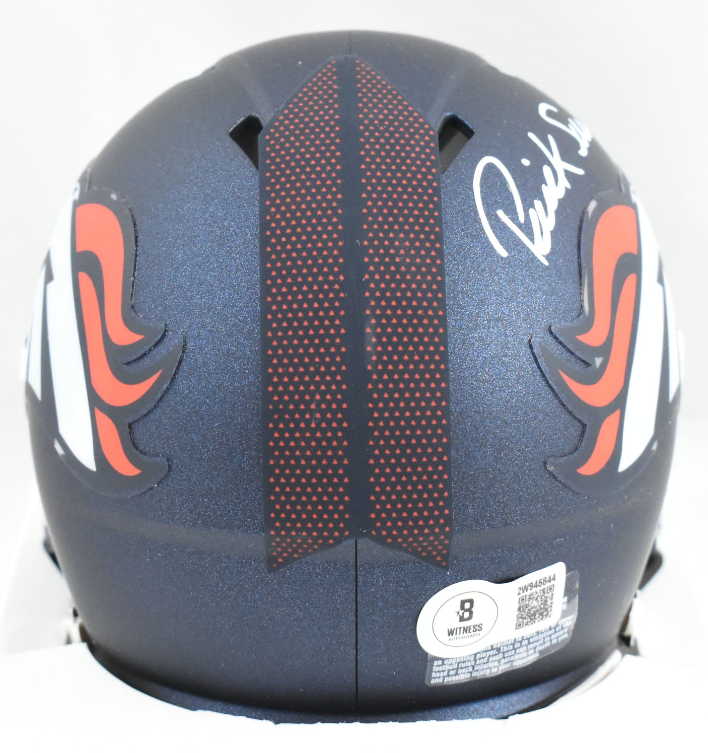 Patrick Surtain II Autographed Denver Broncos Speed Mini Helmet - Beckett W Holo