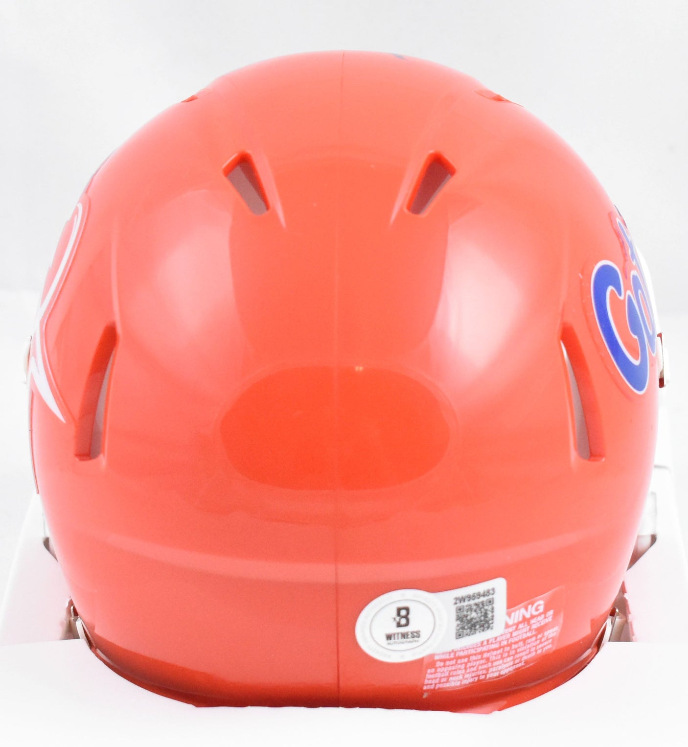 Steve Spurrier Signed Florida Gators Tom Petty Speed Mini Helmet-Beckett W Holo