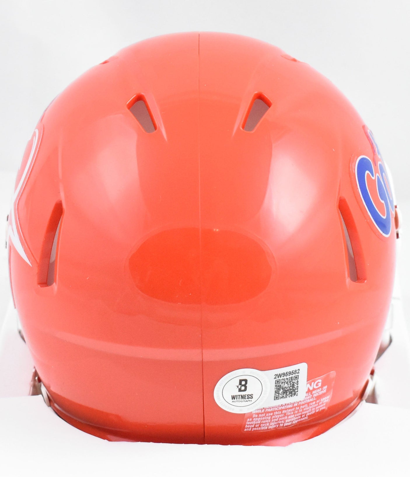 Steve Spurrier Signed Florida Gators Tom Petty Speed Mini Helmet-Beckett W Holo