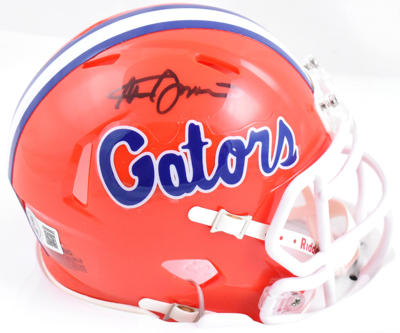 Steve Spurrier Signed Florida Gators Speed Mini Helmet - Beckett W Hologram