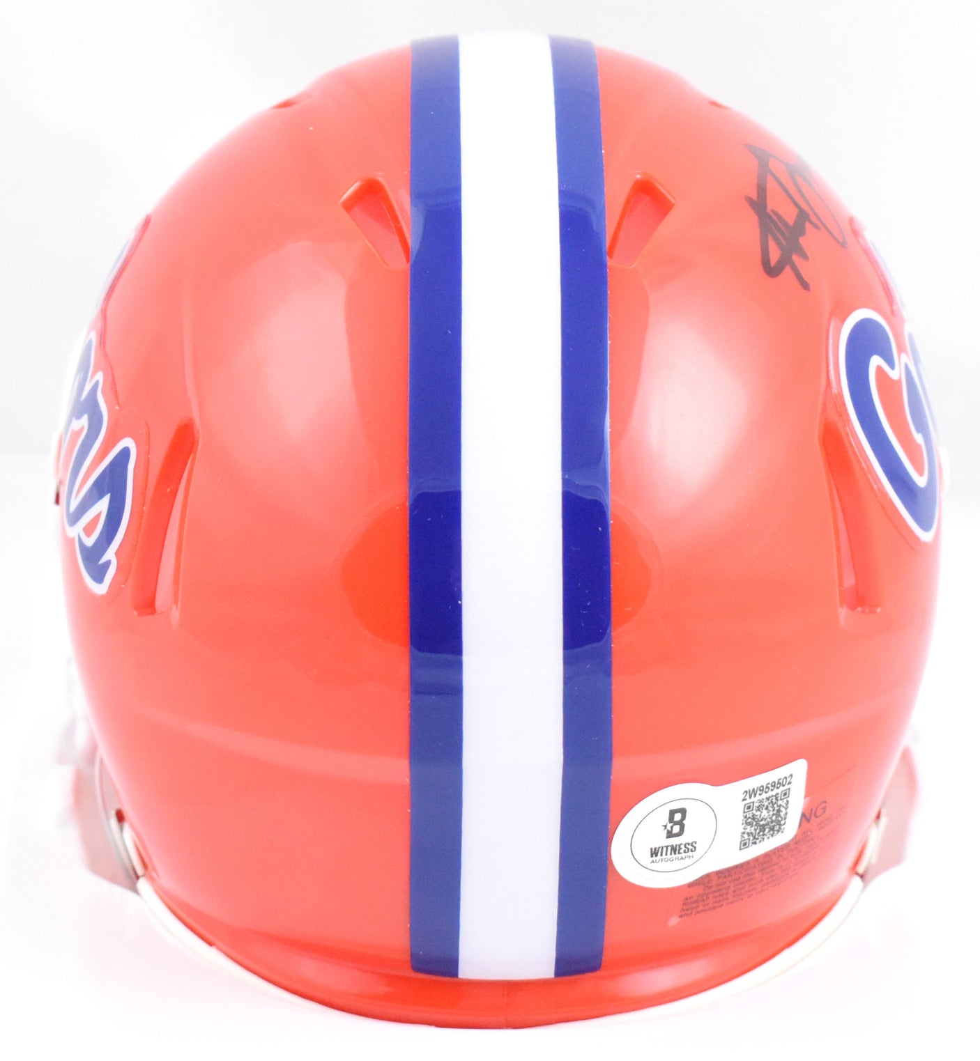Steve Spurrier Signed Florida Gators Speed Mini Helmet - Beckett W Hologram