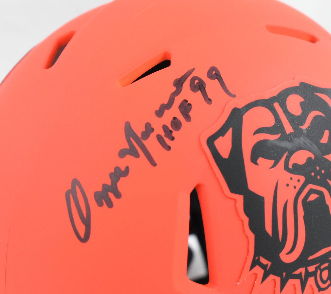 Ozzie Newsome Autographed Cleveland Browns Rave Speed Mini Helmet w/HOF - Prova