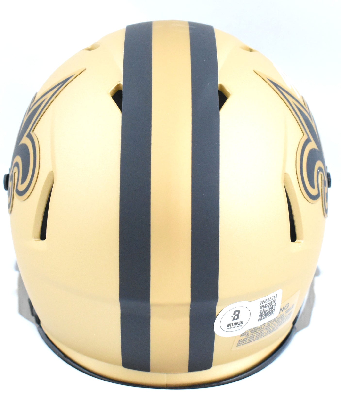 Ricky Williams Signed New Orleans Saints Rave Speed Mini Helmet - Beckett W Holo