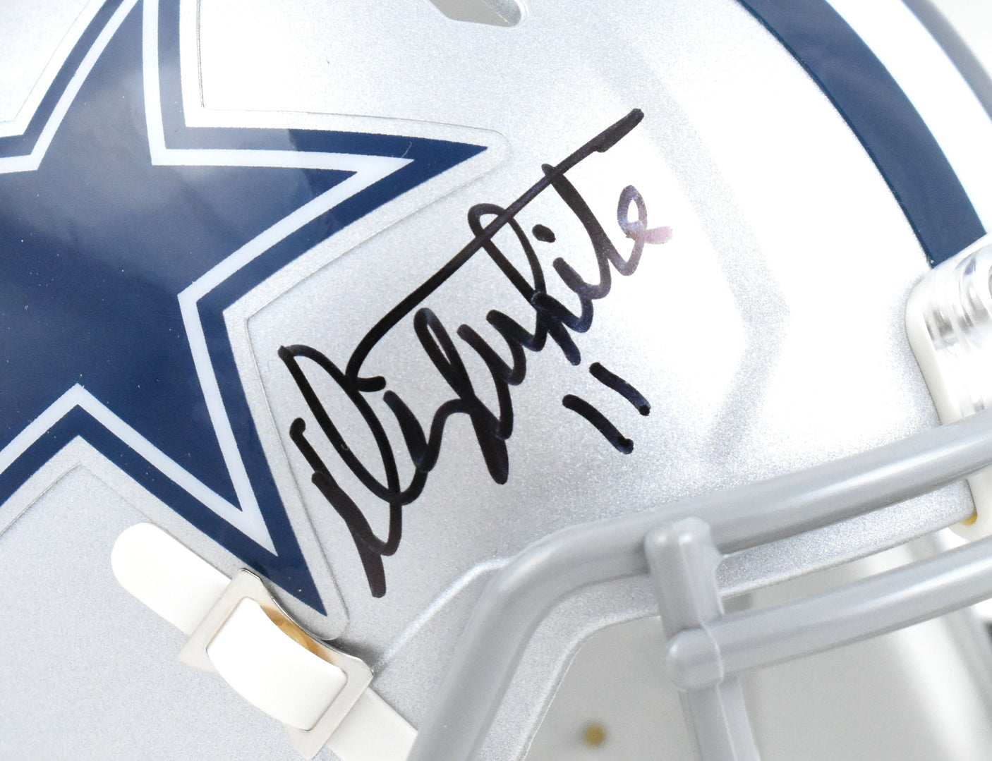 Danny White Autographed Dallas Cowboys Speed Mini Helmet - Beckett W Hologram